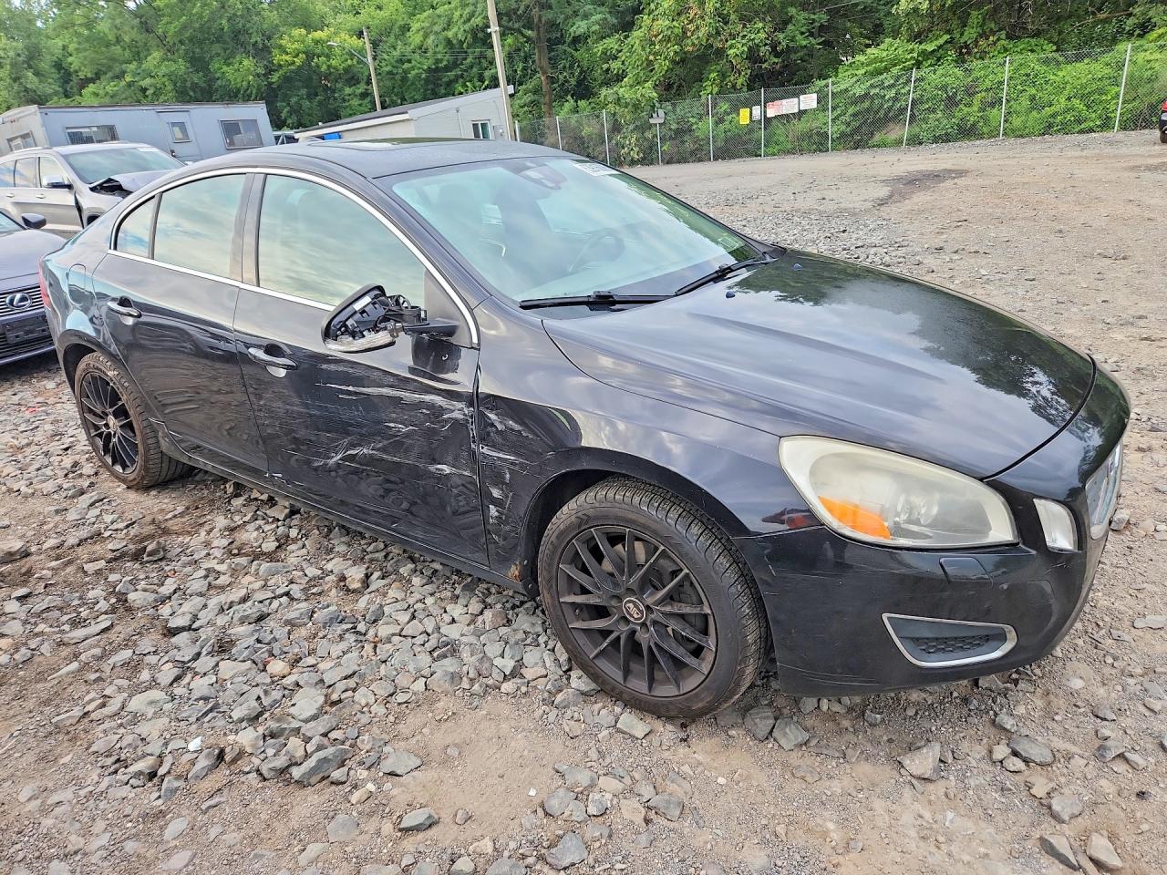 2011 Volvo S60 T6 Black vin: YV1902FH2B2016248