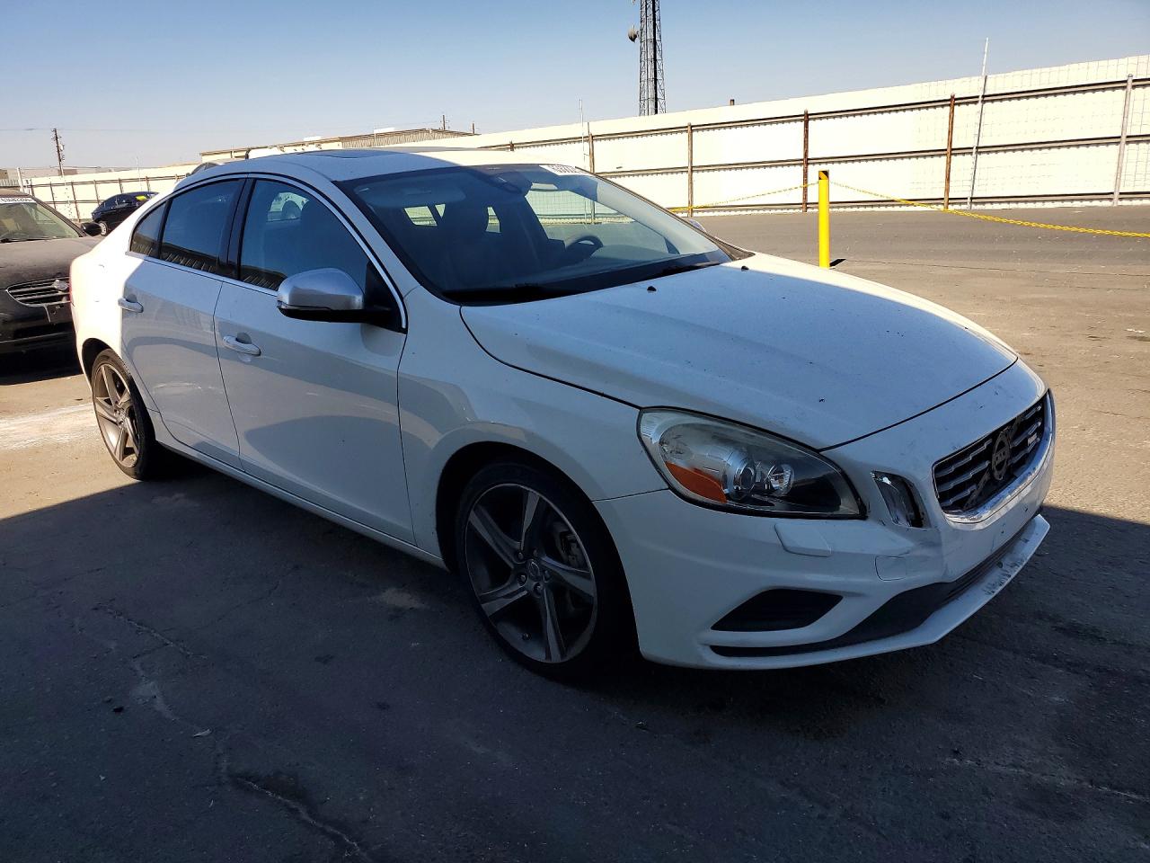 2012 Volvo S60 T6 White vin: YV1902FH2C2084082