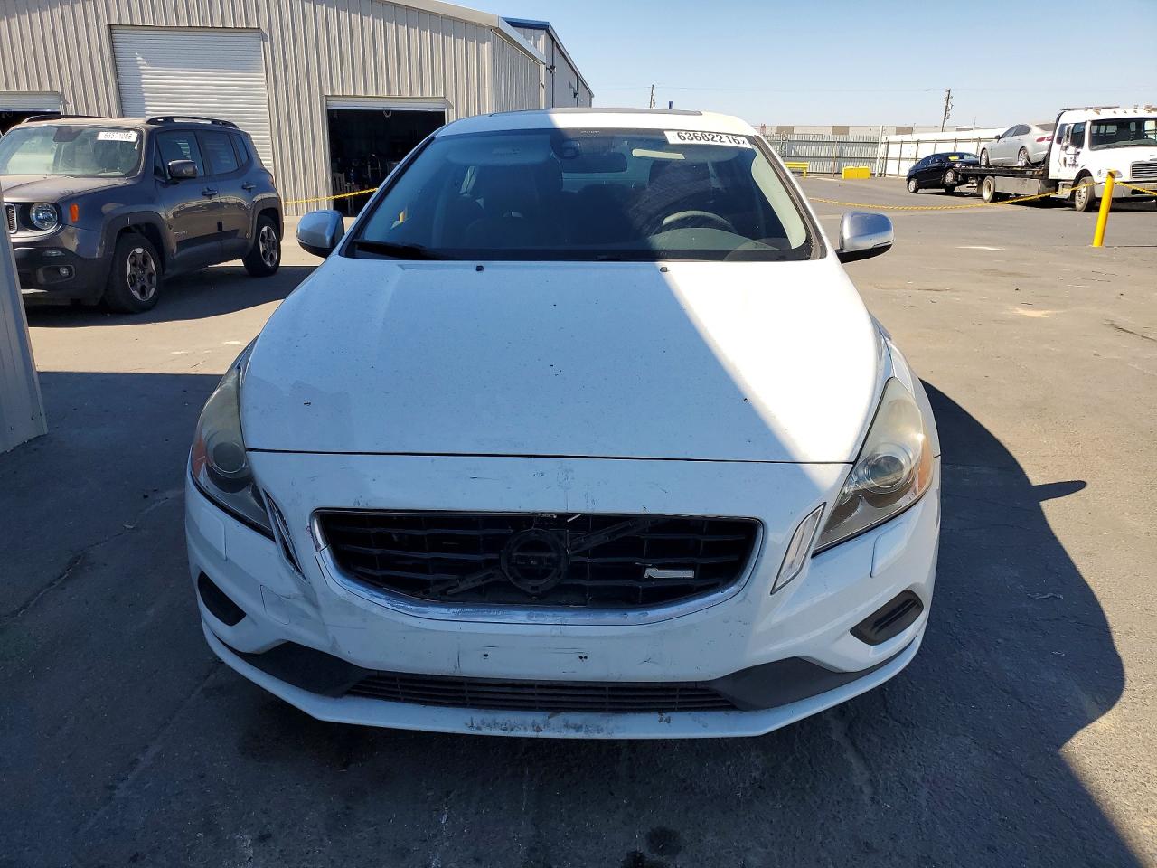 2012 Volvo S60 T6 White vin: YV1902FH2C2084082