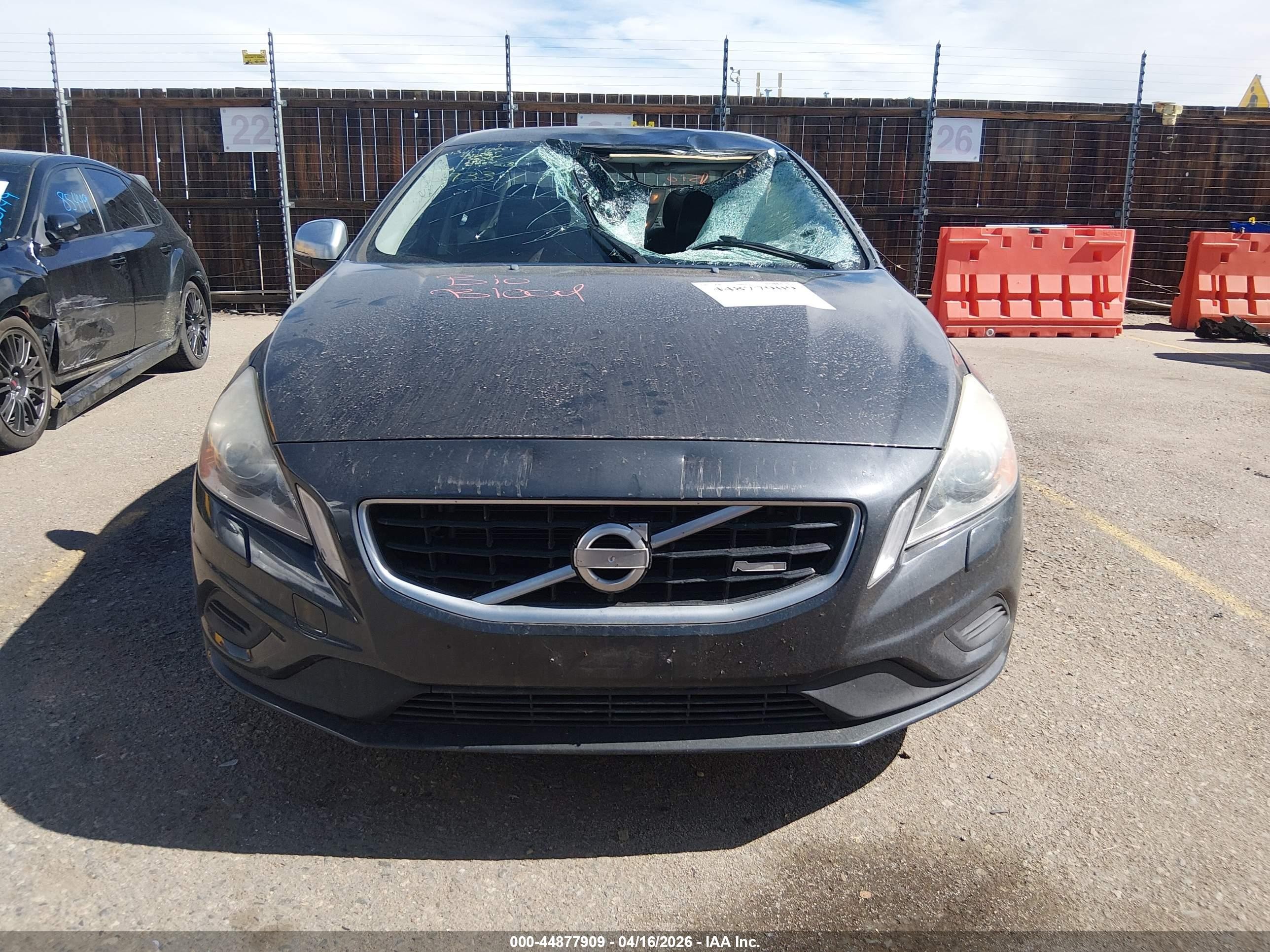 2012 Volvo S60 T6 Gray vin: YV1902FH2C2112933