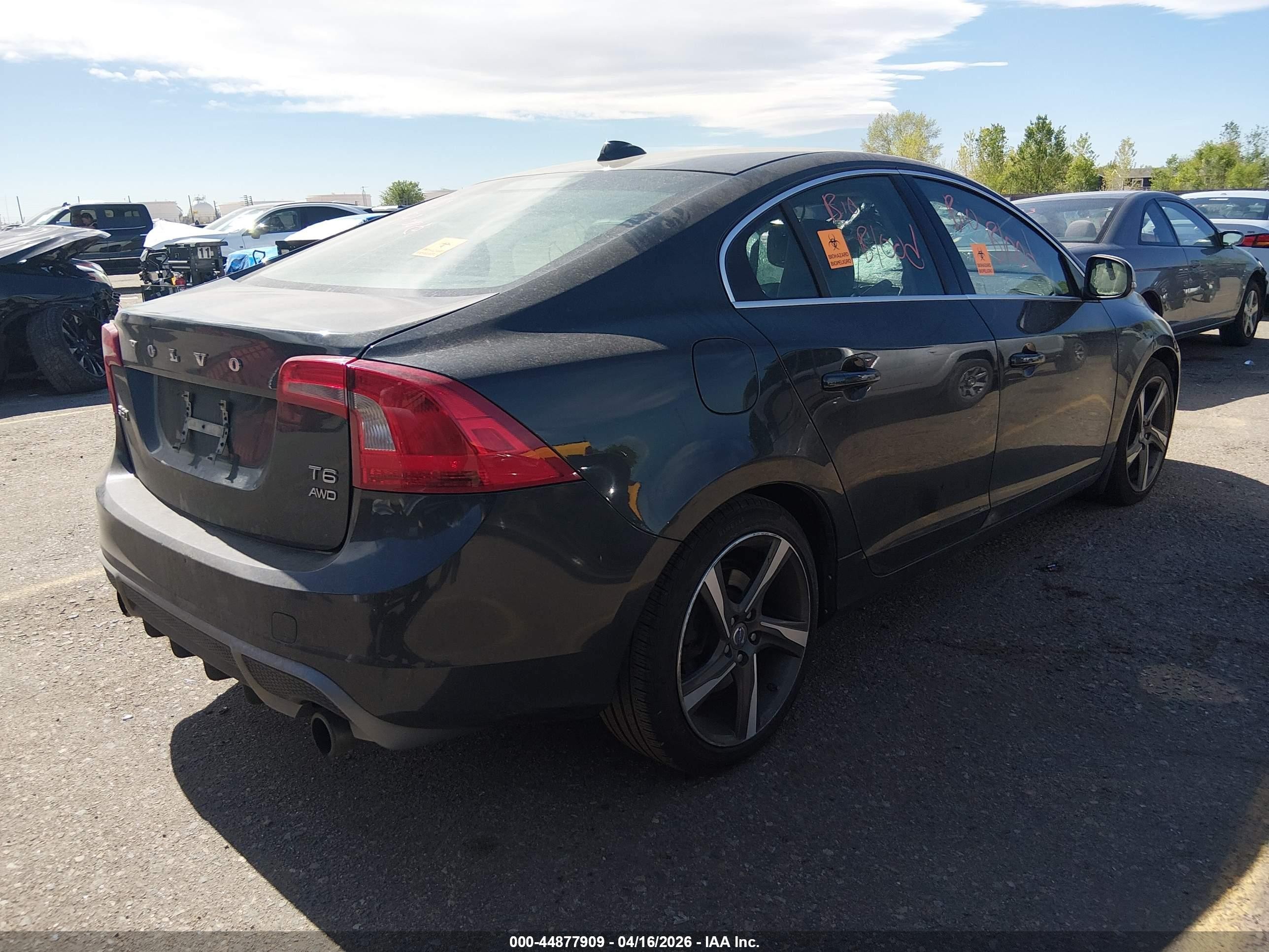 2012 Volvo S60 T6 Gray vin: YV1902FH2C2112933