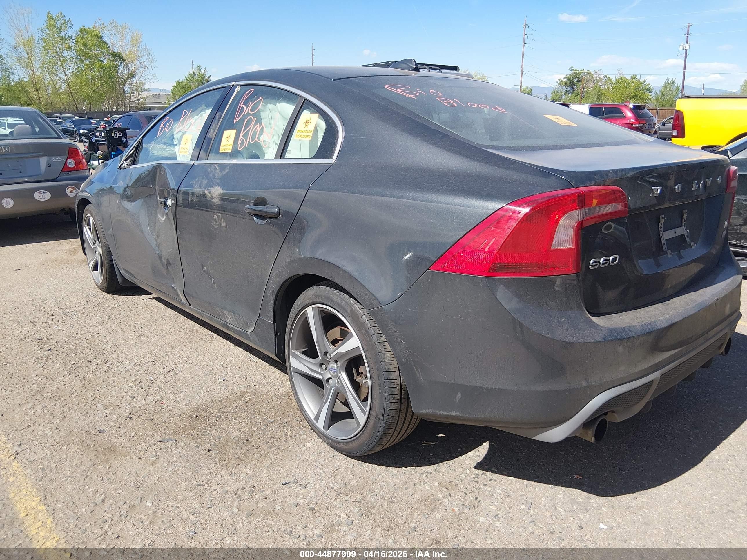 2012 Volvo S60 T6 Gray vin: YV1902FH2C2112933