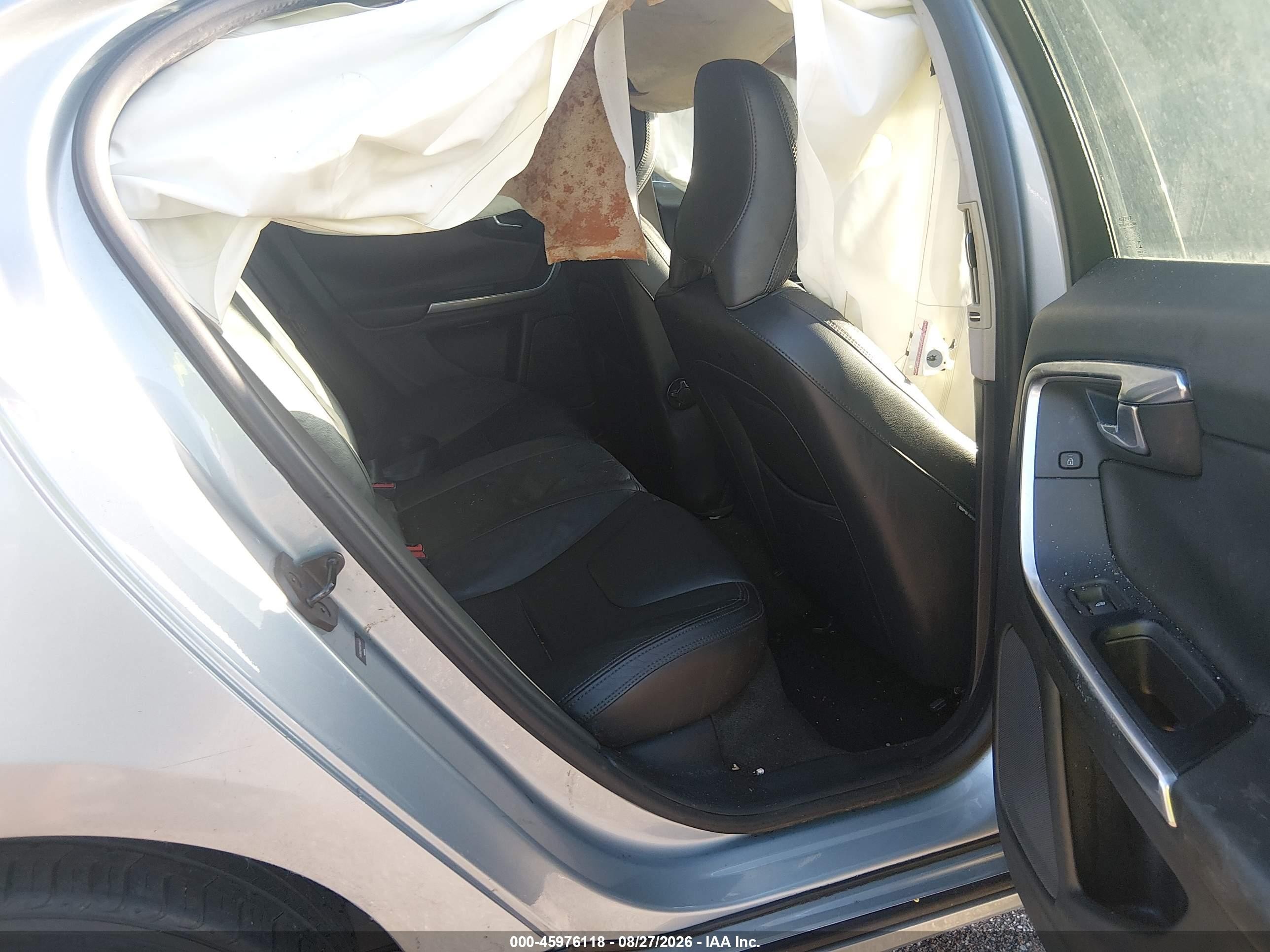 2013 Volvo S60 T6 Silver vin: YV1902FH2D2196057