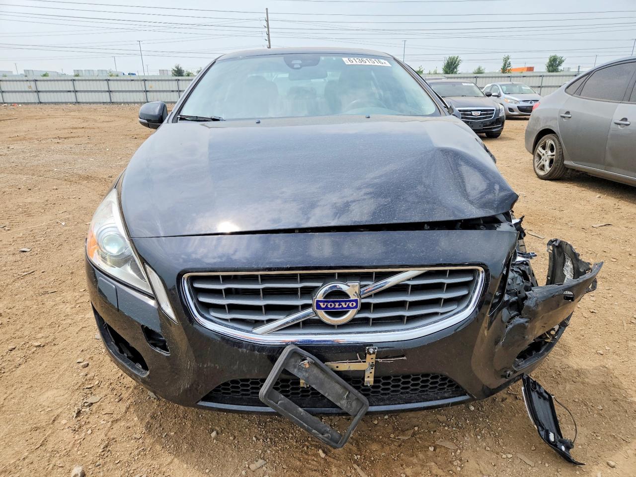 2012 Volvo S60 T6 Black vin: YV1902FH3C2140224
