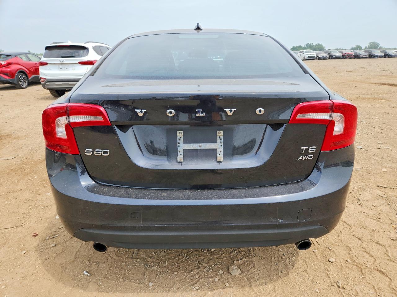2012 Volvo S60 T6 Black vin: YV1902FH3C2140224