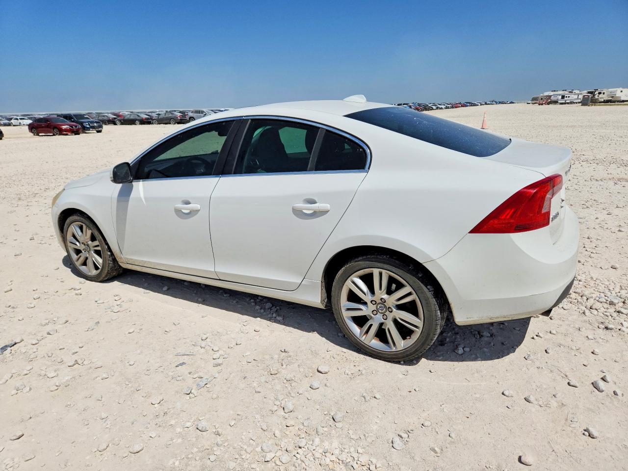 2011 Volvo S60 T6 White vin: YV1902FH5B2017328