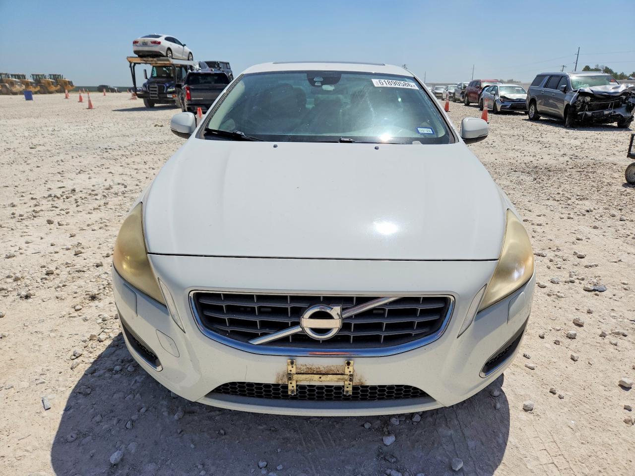 2011 Volvo S60 T6 White vin: YV1902FH5B2017328