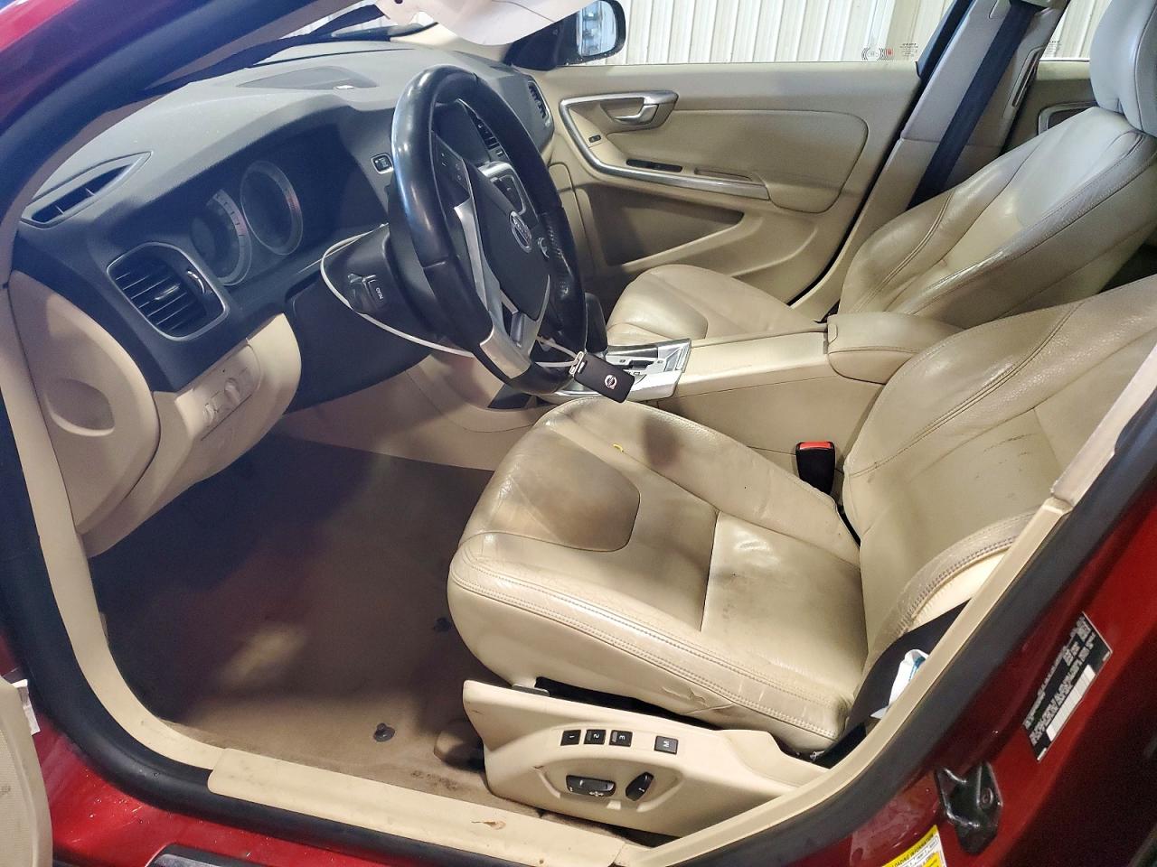 2012 Volvo S60 T6 Бордовый vin: YV1902FH5C2079913