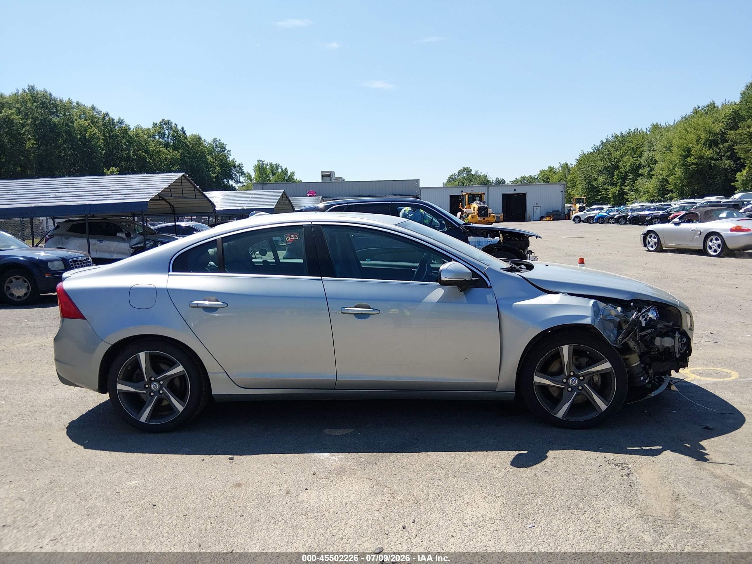 2012 Volvo S60 T6 Silver vin: YV1902FH6C2083257