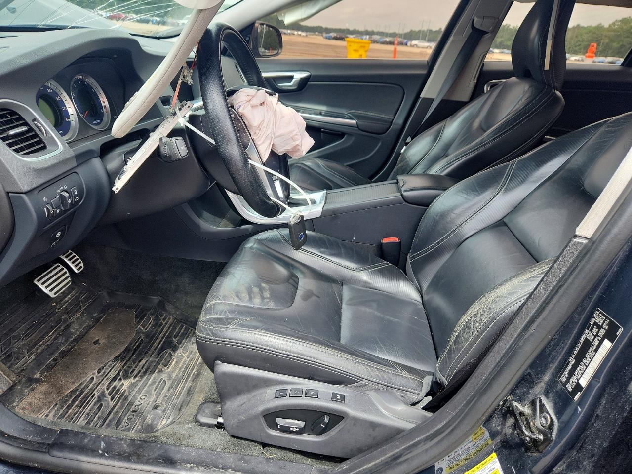 2013 Volvo S60 T6 Charcoal vin: YV1902FH6D2175602
