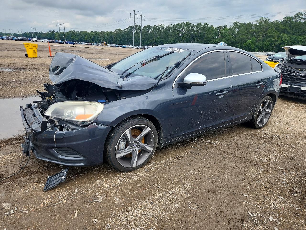 2013 Volvo S60 T6 Charcoal vin: YV1902FH6D2175602