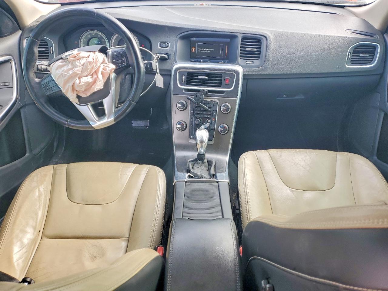 2013 Volvo S60 T6 Silver vin: YV1902FH6D2183280