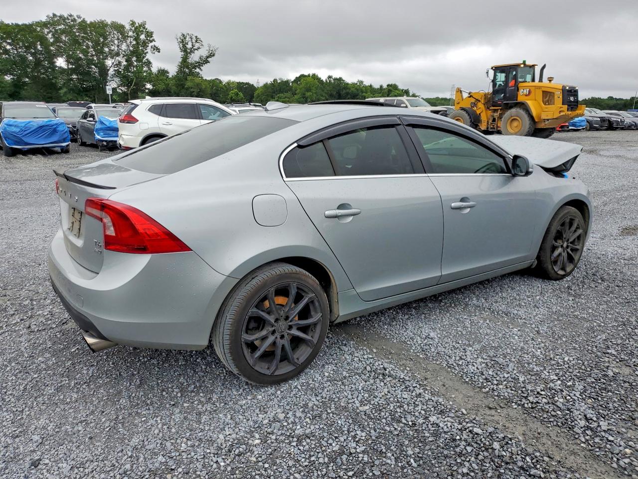 2013 Volvo S60 T6 Silver vin: YV1902FH6D2183280