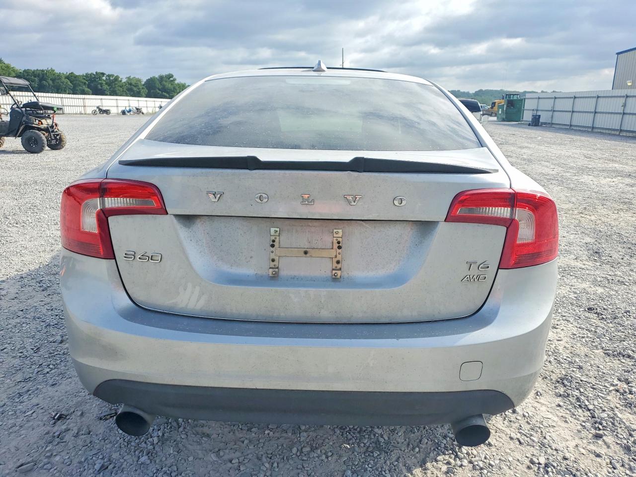 2013 Volvo S60 T6 Silver vin: YV1902FH6D2183280