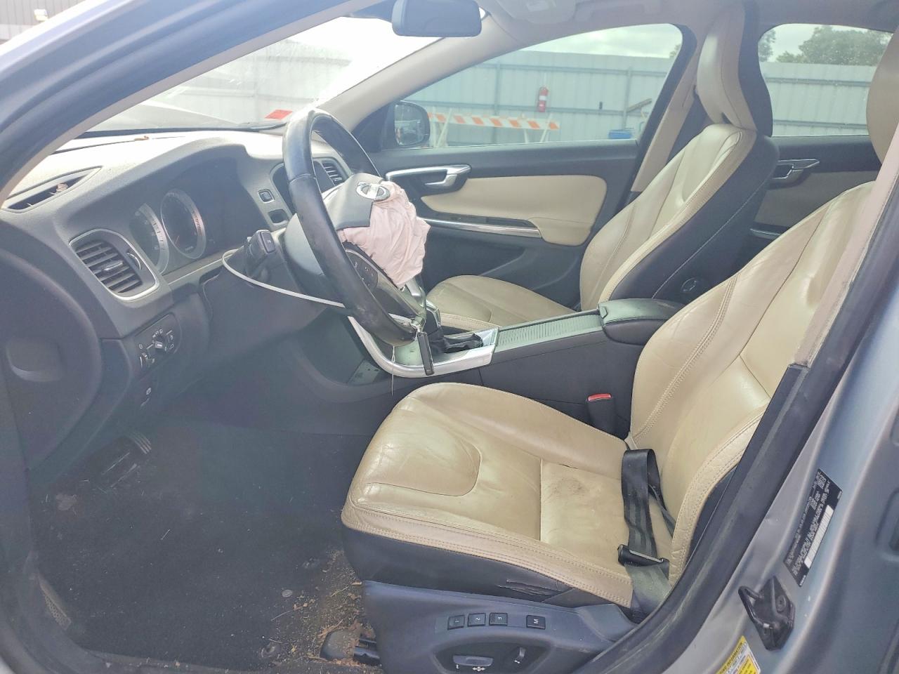2013 Volvo S60 T6 Silver vin: YV1902FH6D2183280