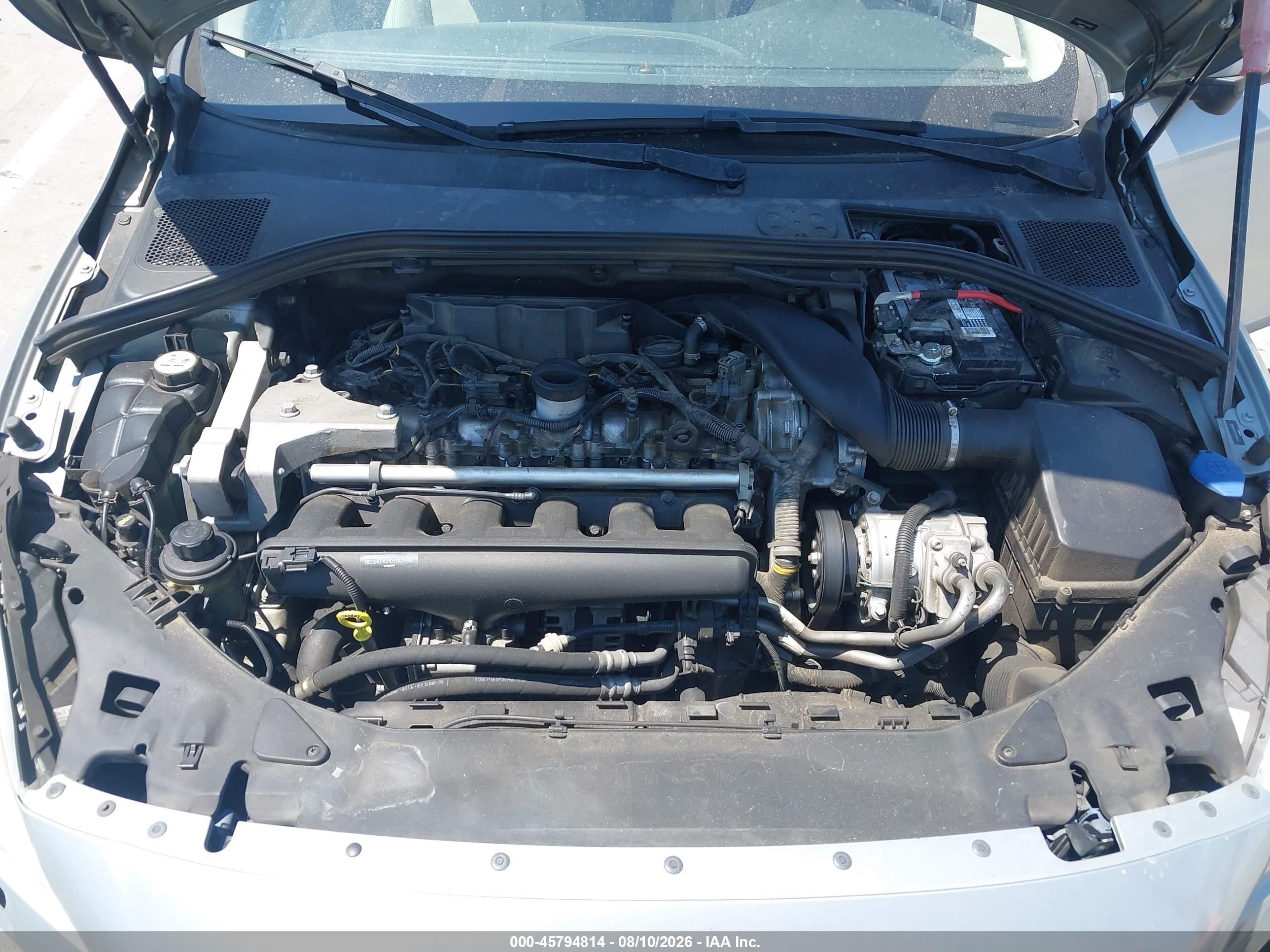 2012 Volvo S60 T6 Silver vin: YV1902FH7C2038909