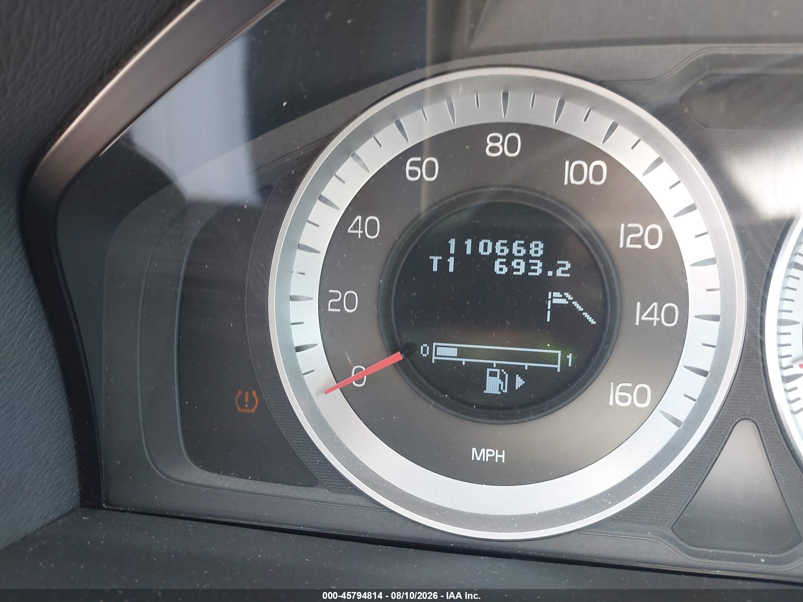 2012 Volvo S60 T6 Silver vin: YV1902FH7C2038909