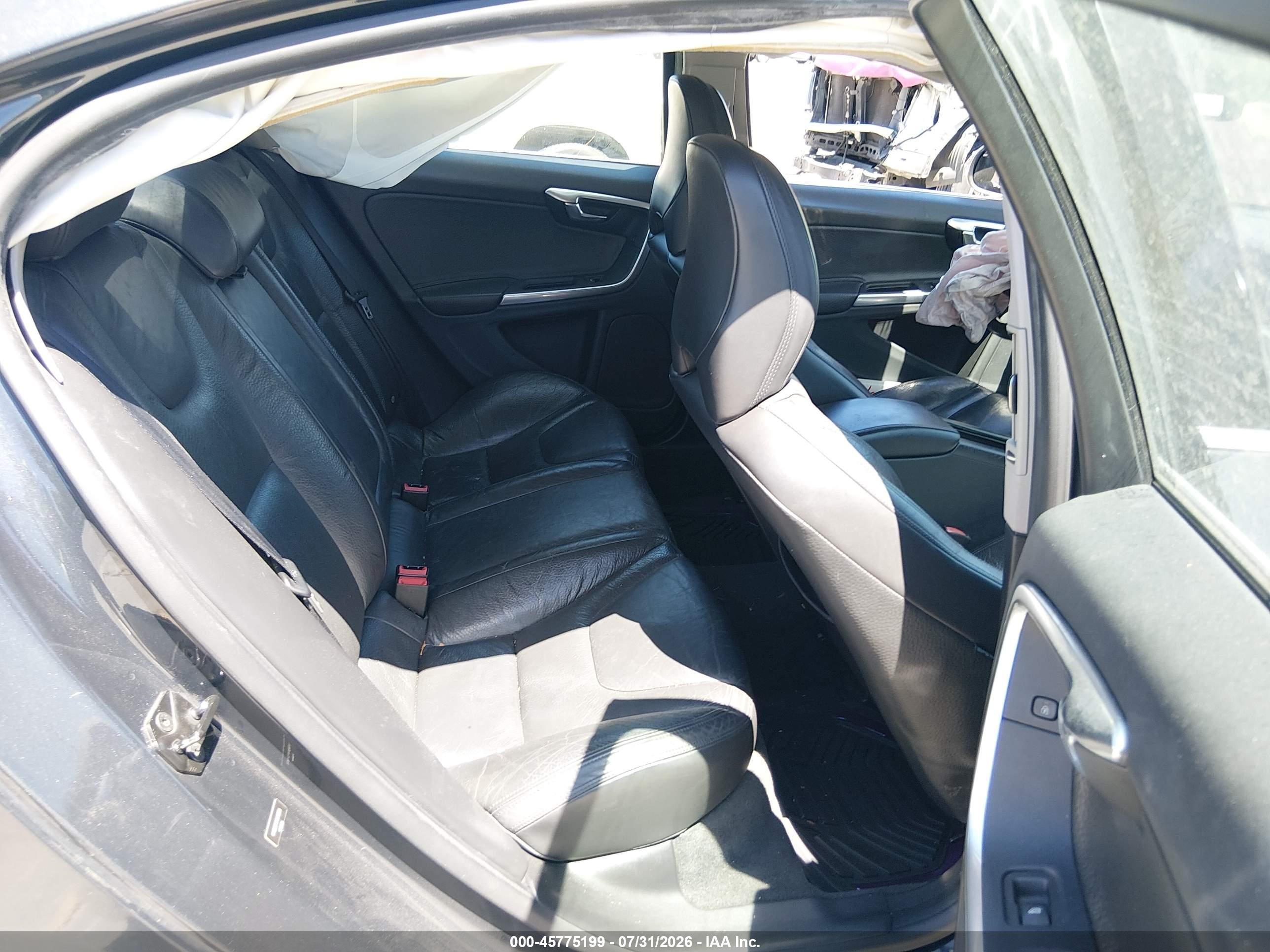 2012 Volvo S60 T6 Черный vin: YV1902FH7C2111678