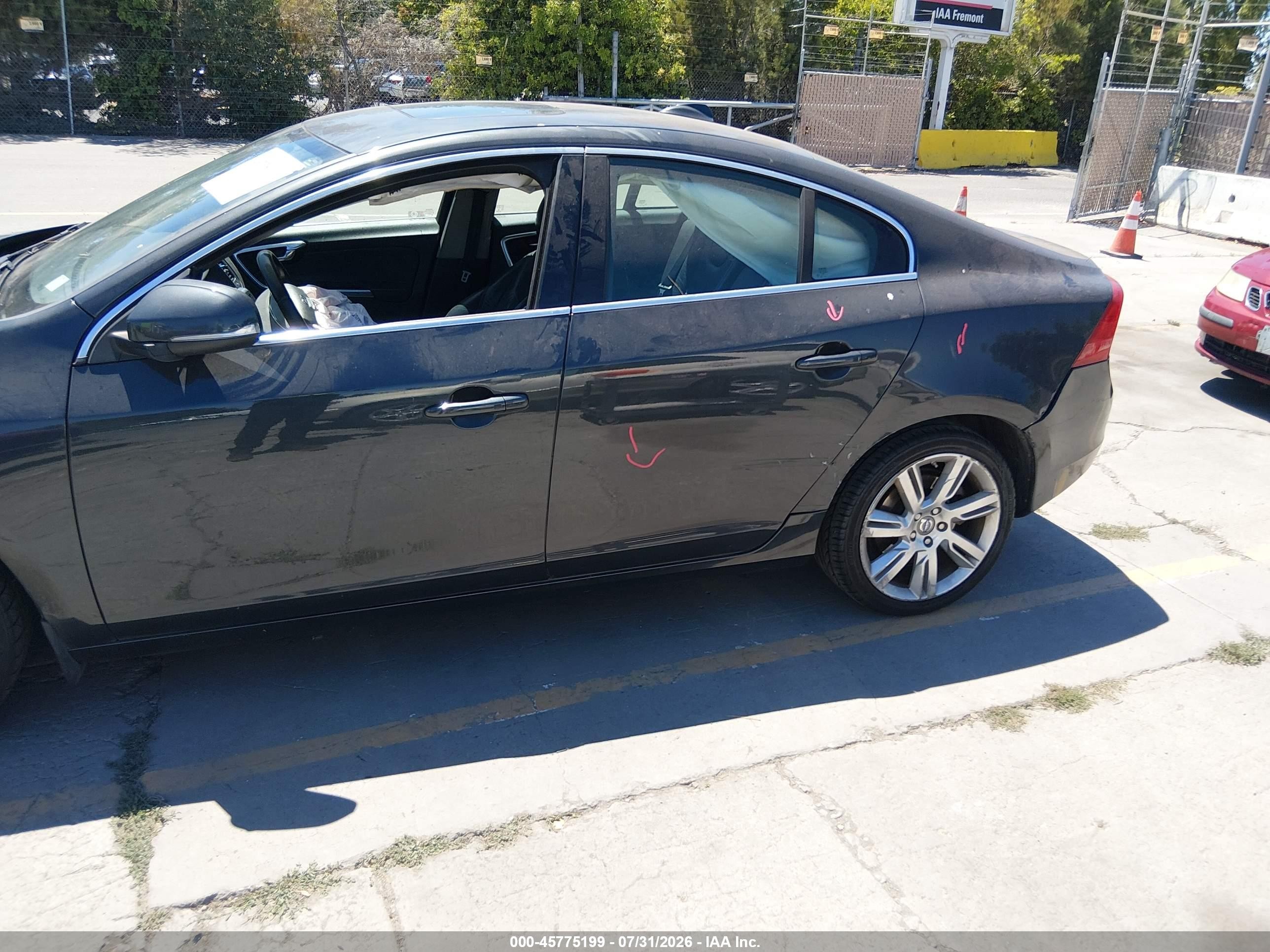 2012 Volvo S60 T6 Черный vin: YV1902FH7C2111678