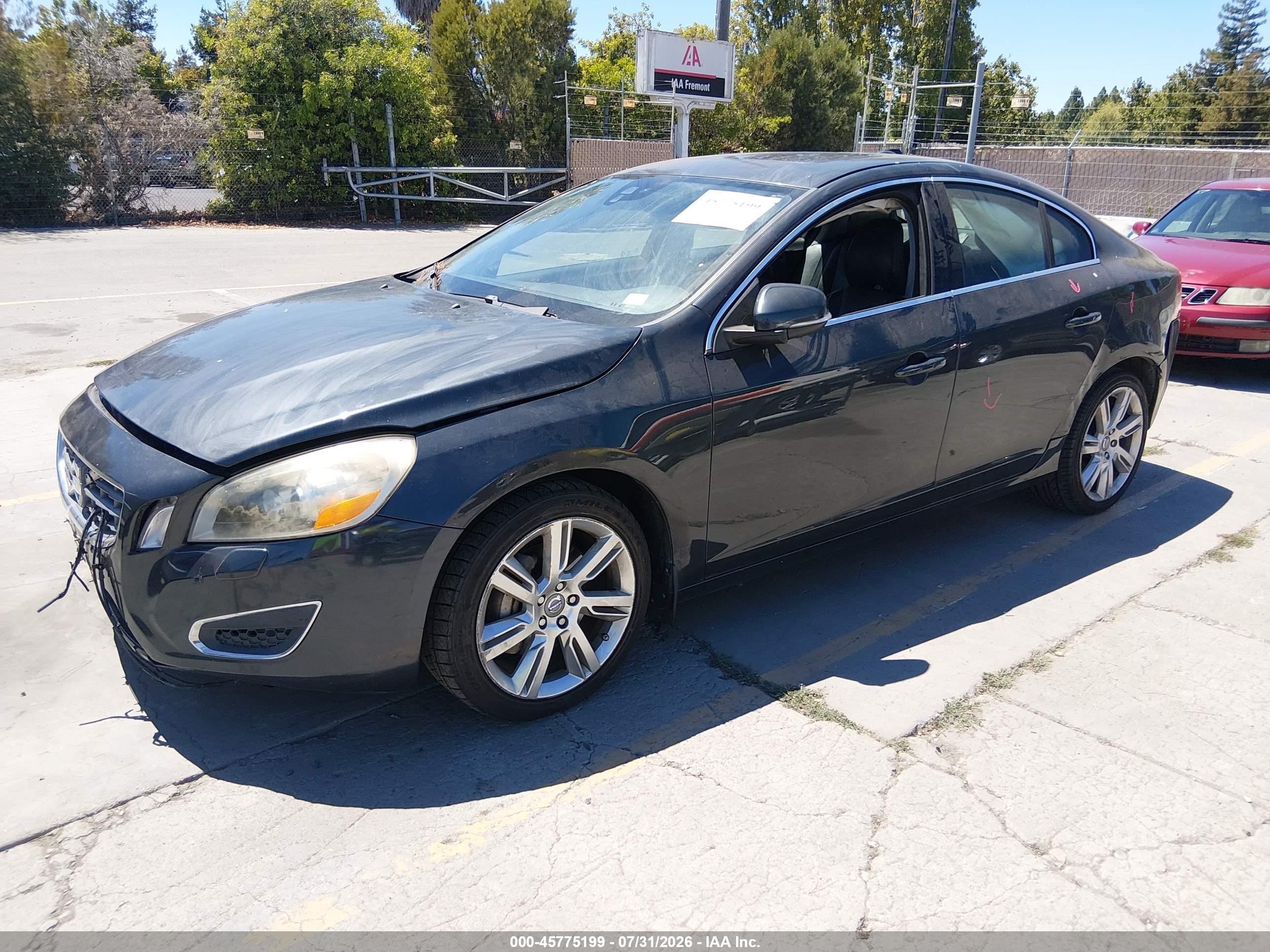 2012 Volvo S60 T6 Черный vin: YV1902FH7C2111678
