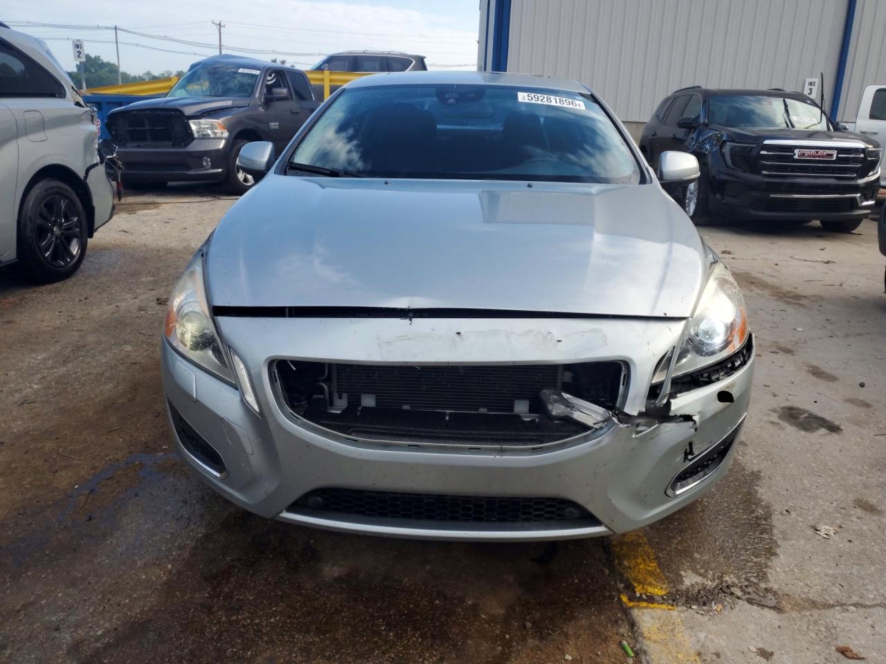 2012 Volvo S60 T6 Серебряный vin: YV1902FH7C2138363