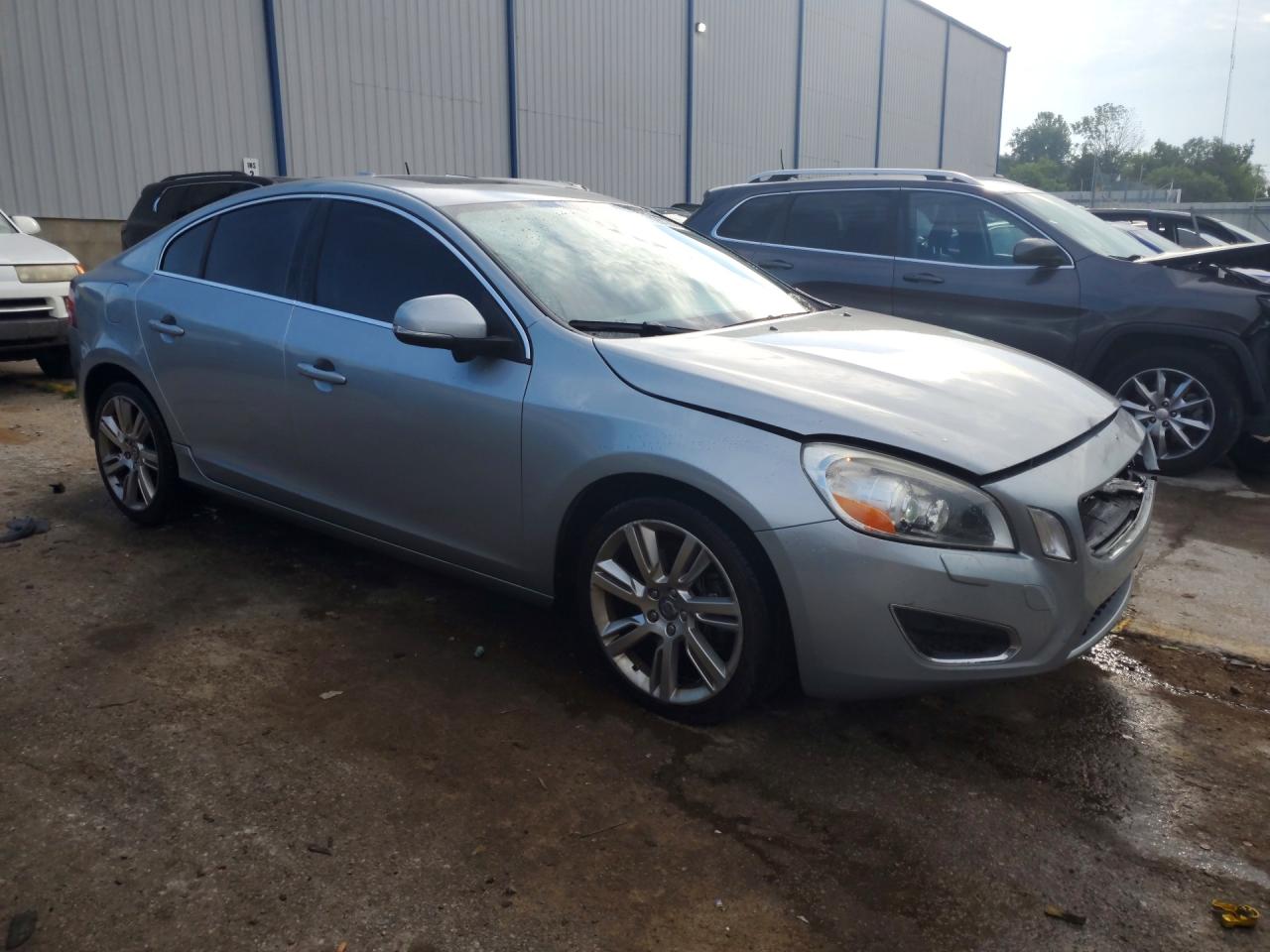 2012 Volvo S60 T6 Серебряный vin: YV1902FH7C2138363