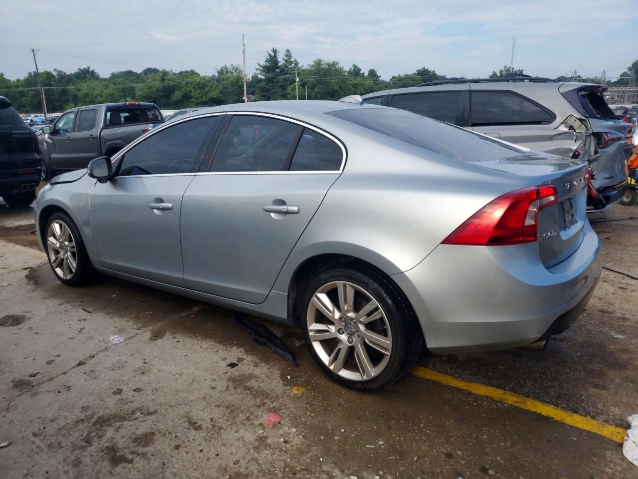 2012 Volvo S60 T6 Серебряный vin: YV1902FH7C2138363