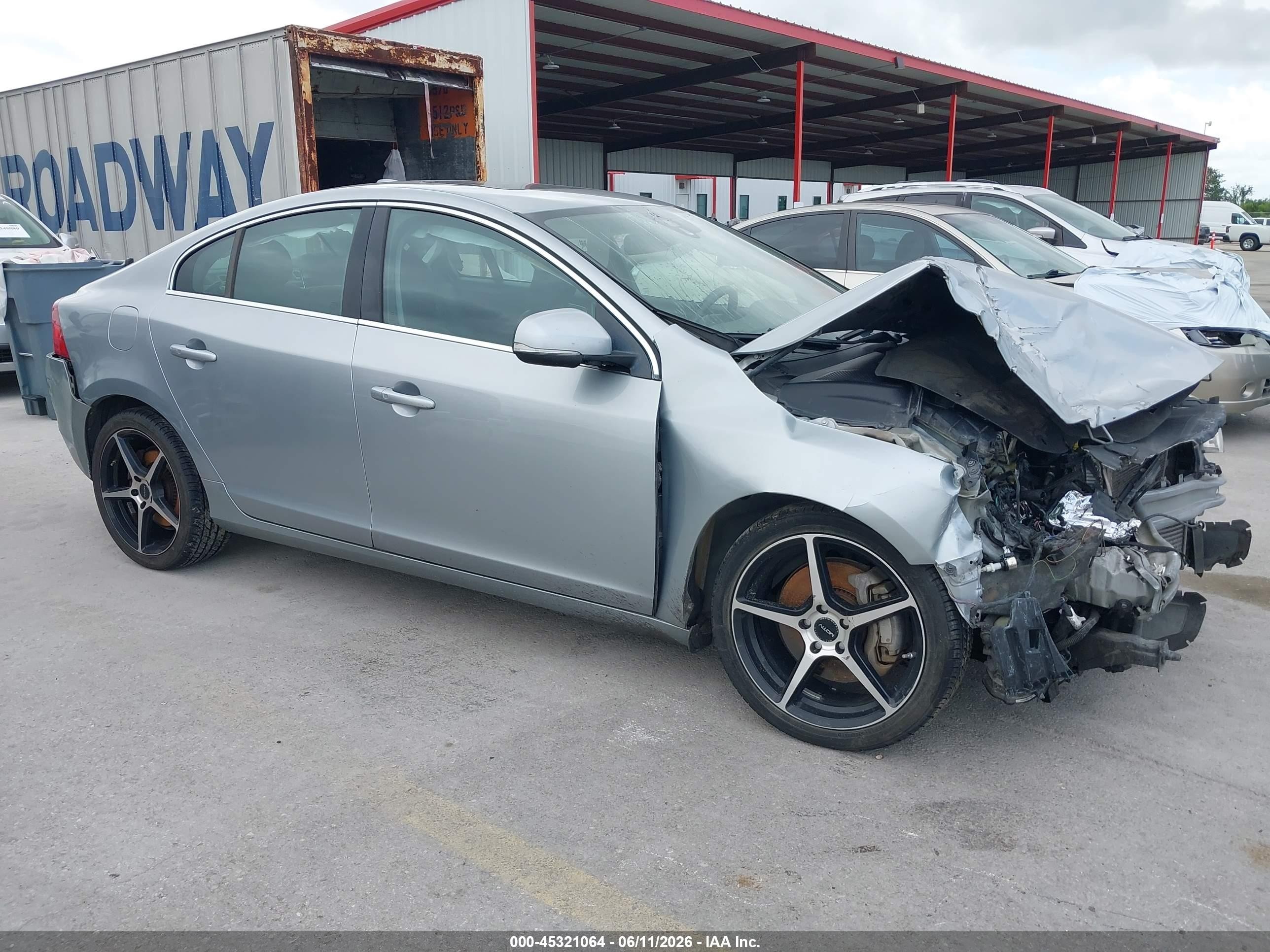 2012 Volvo S60 T6 Gray vin: YV1902FH7C2140209