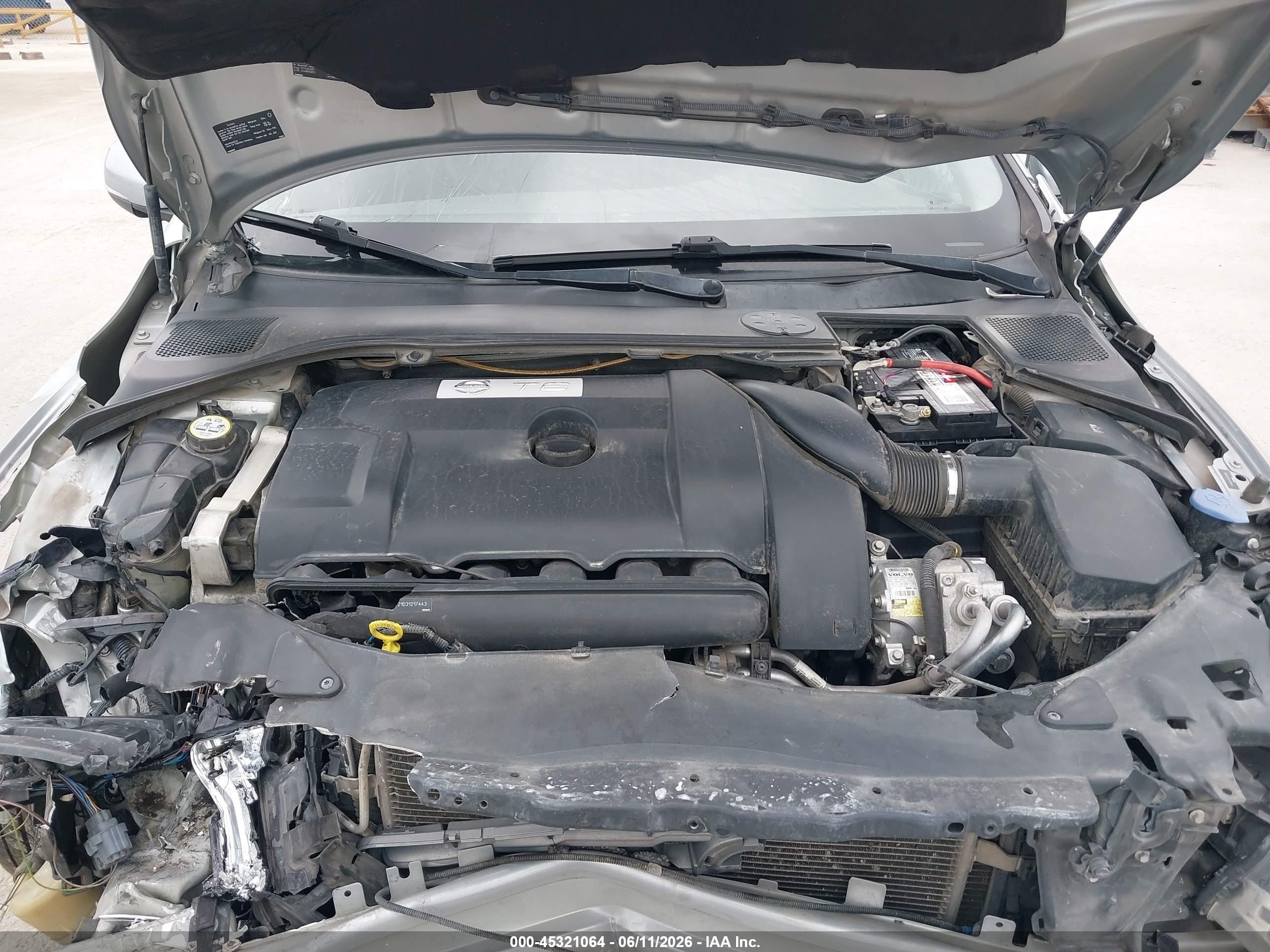 2012 Volvo S60 T6 Gray vin: YV1902FH7C2140209