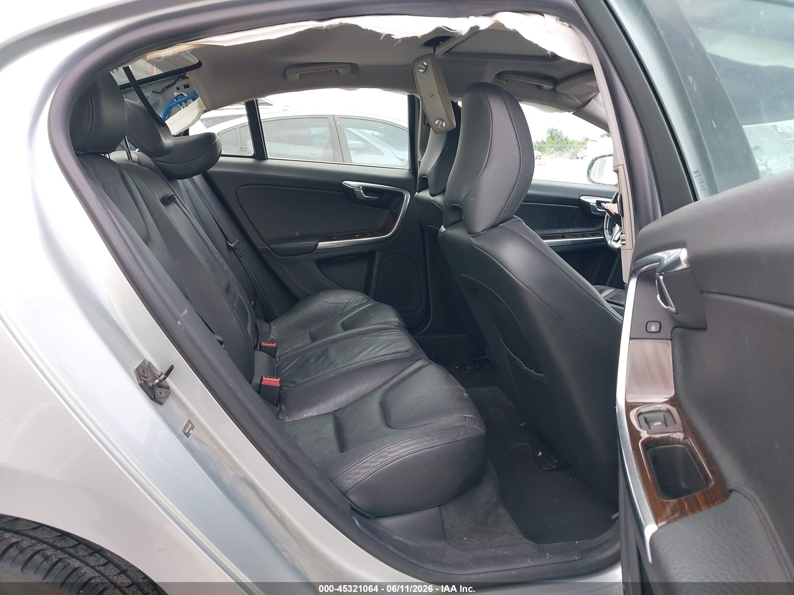 2012 Volvo S60 T6 Gray vin: YV1902FH7C2140209