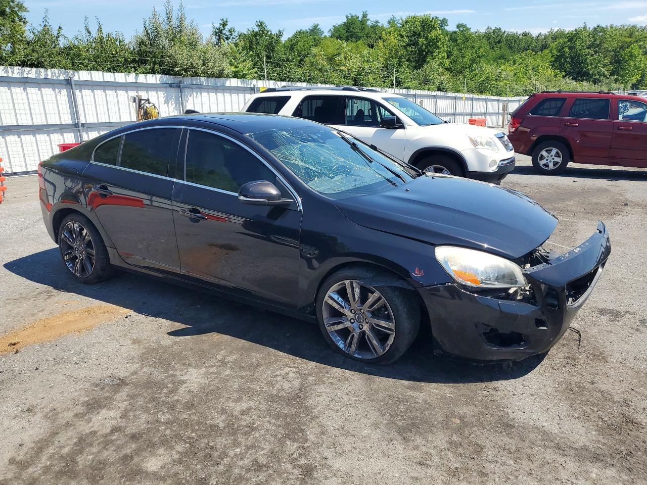 2012 Volvo S60 T6 Black vin: YV1902FH8C2037297