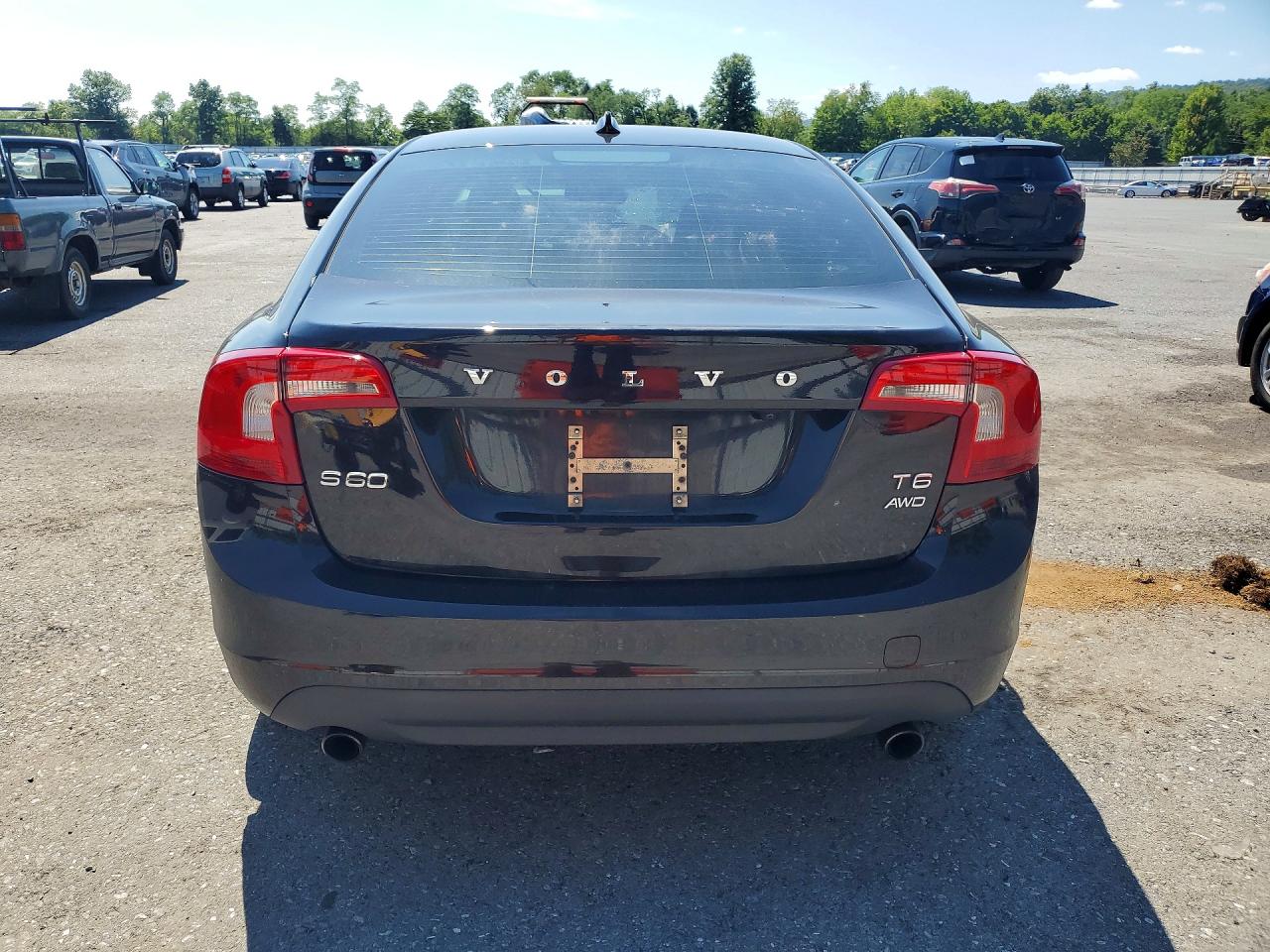 2012 Volvo S60 T6 Black vin: YV1902FH8C2037297