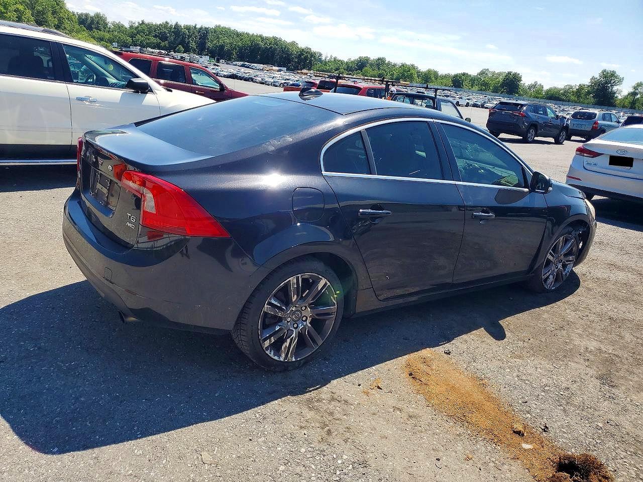 2012 Volvo S60 T6 Black vin: YV1902FH8C2037297