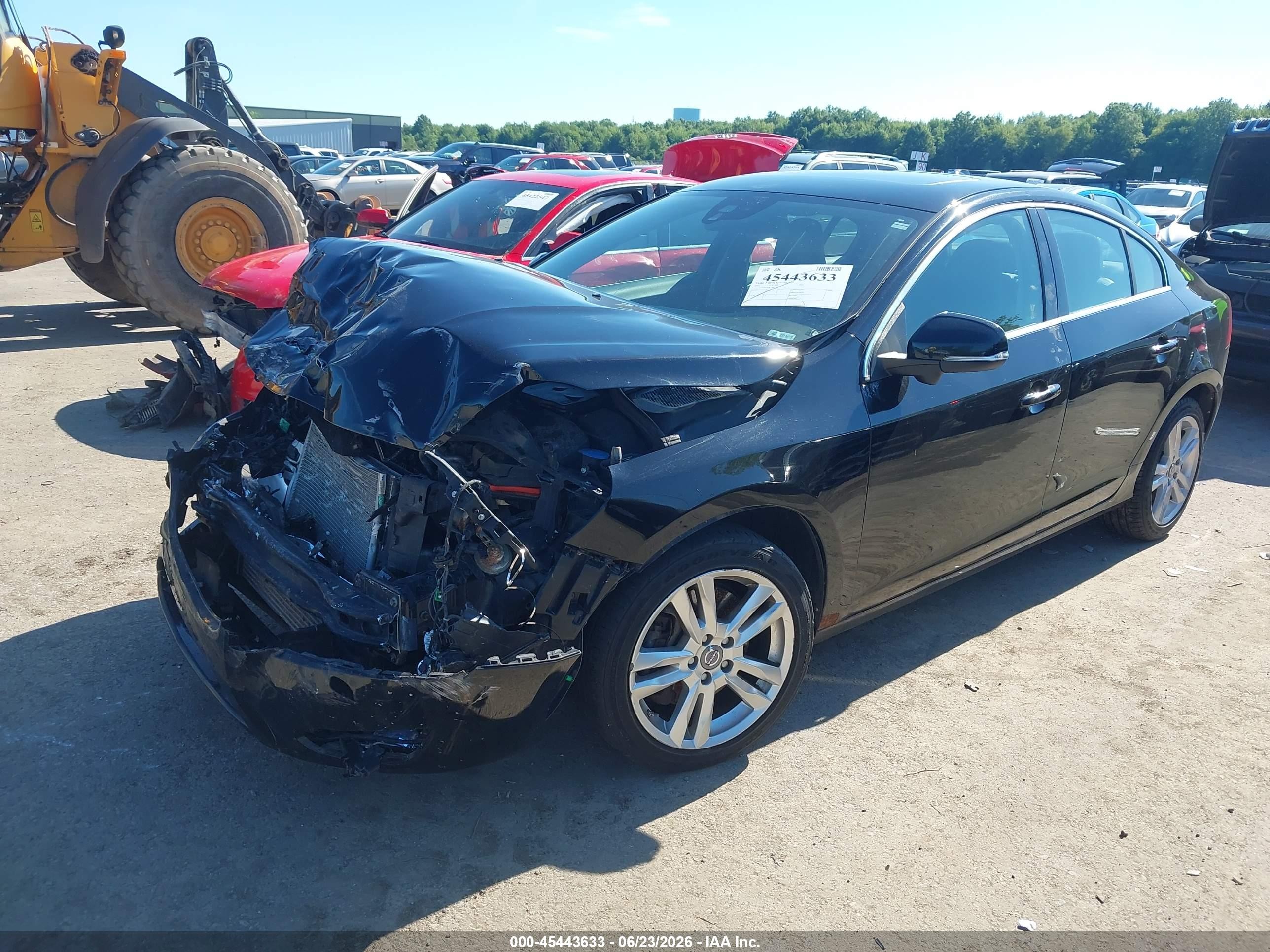 2012 Volvo S60 T6 Black vin: YV1902FH8C2055329