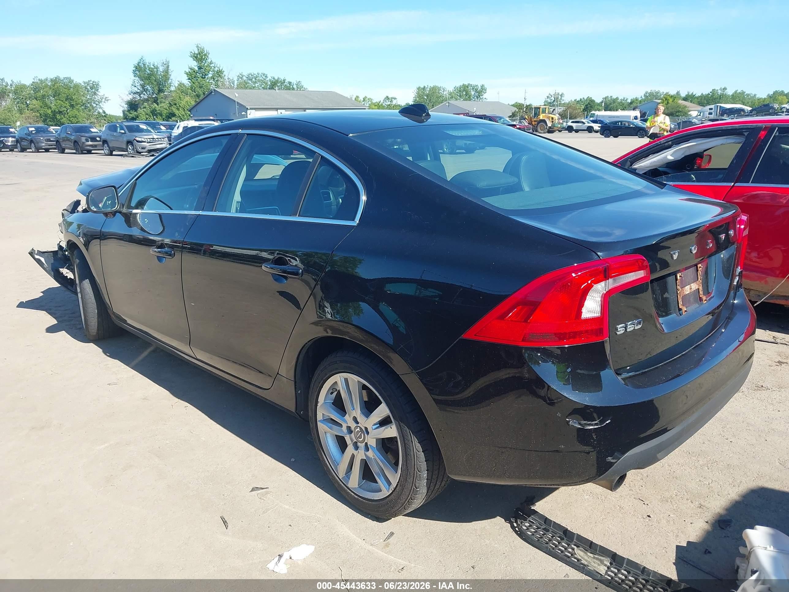 2012 Volvo S60 T6 Black vin: YV1902FH8C2055329