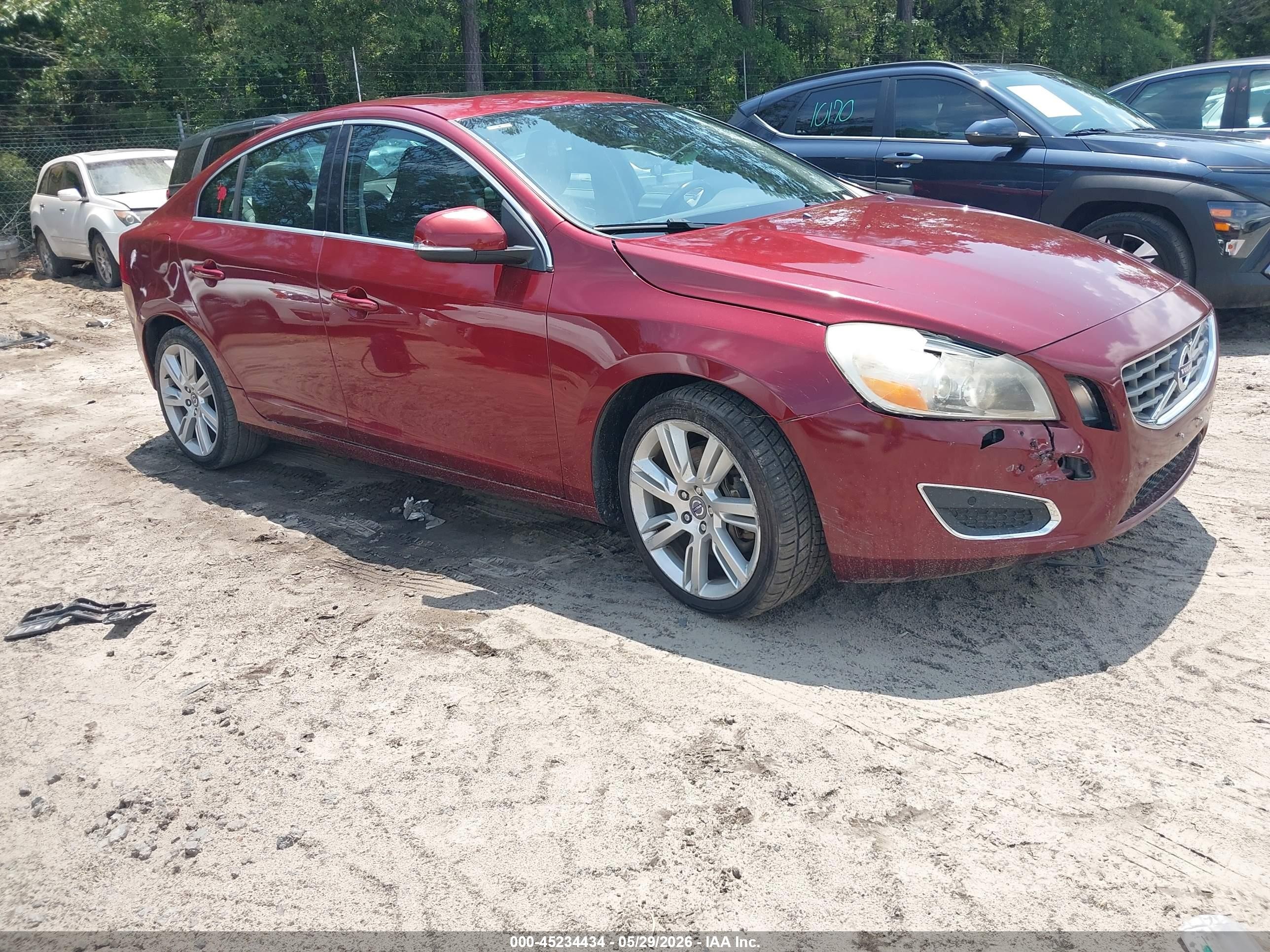 2012 Volvo S60 T6/t6 R-design Burgundy vin: YV1902FH8C2057629