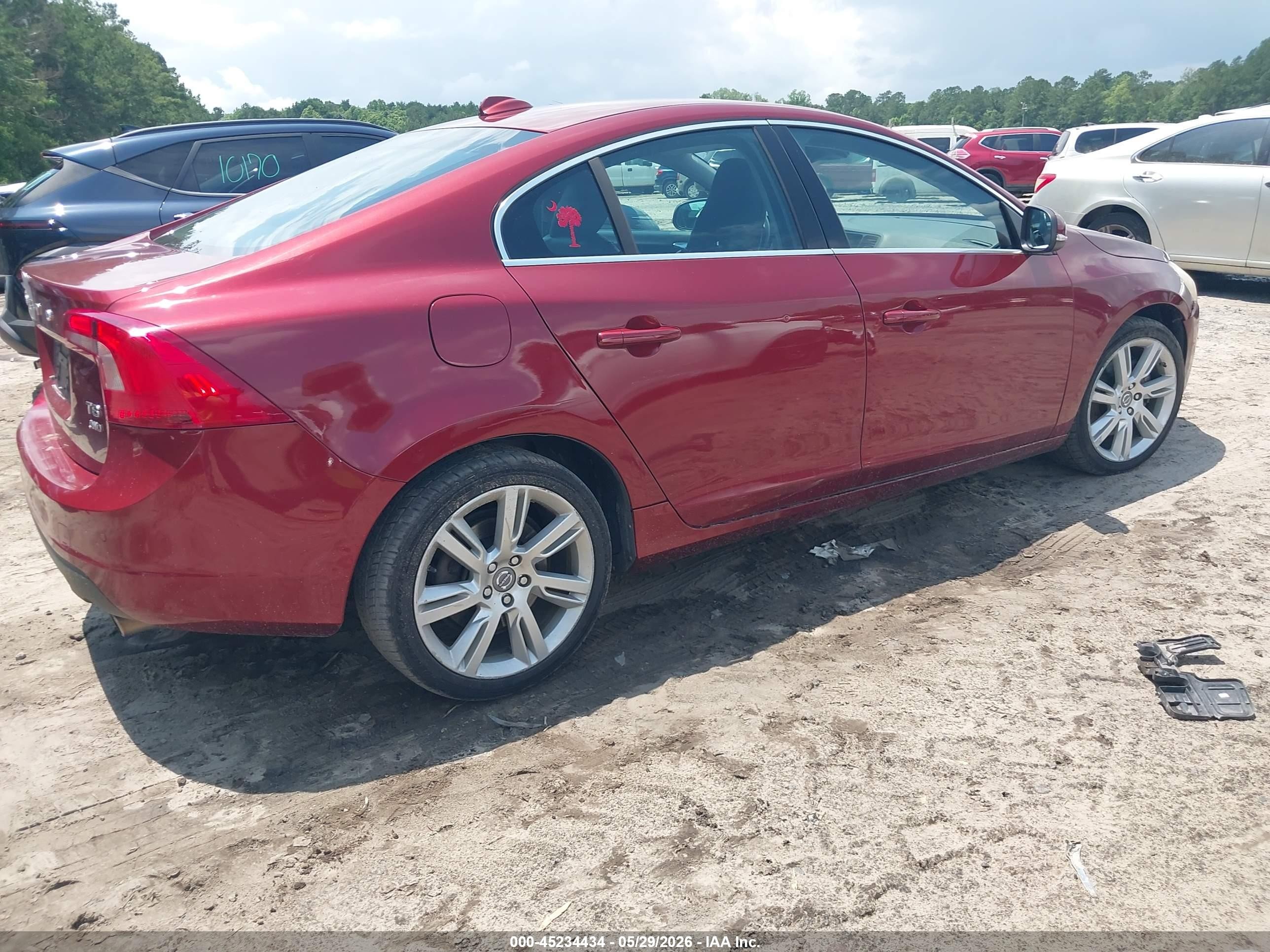 2012 Volvo S60 T6/t6 R-design Burgundy vin: YV1902FH8C2057629