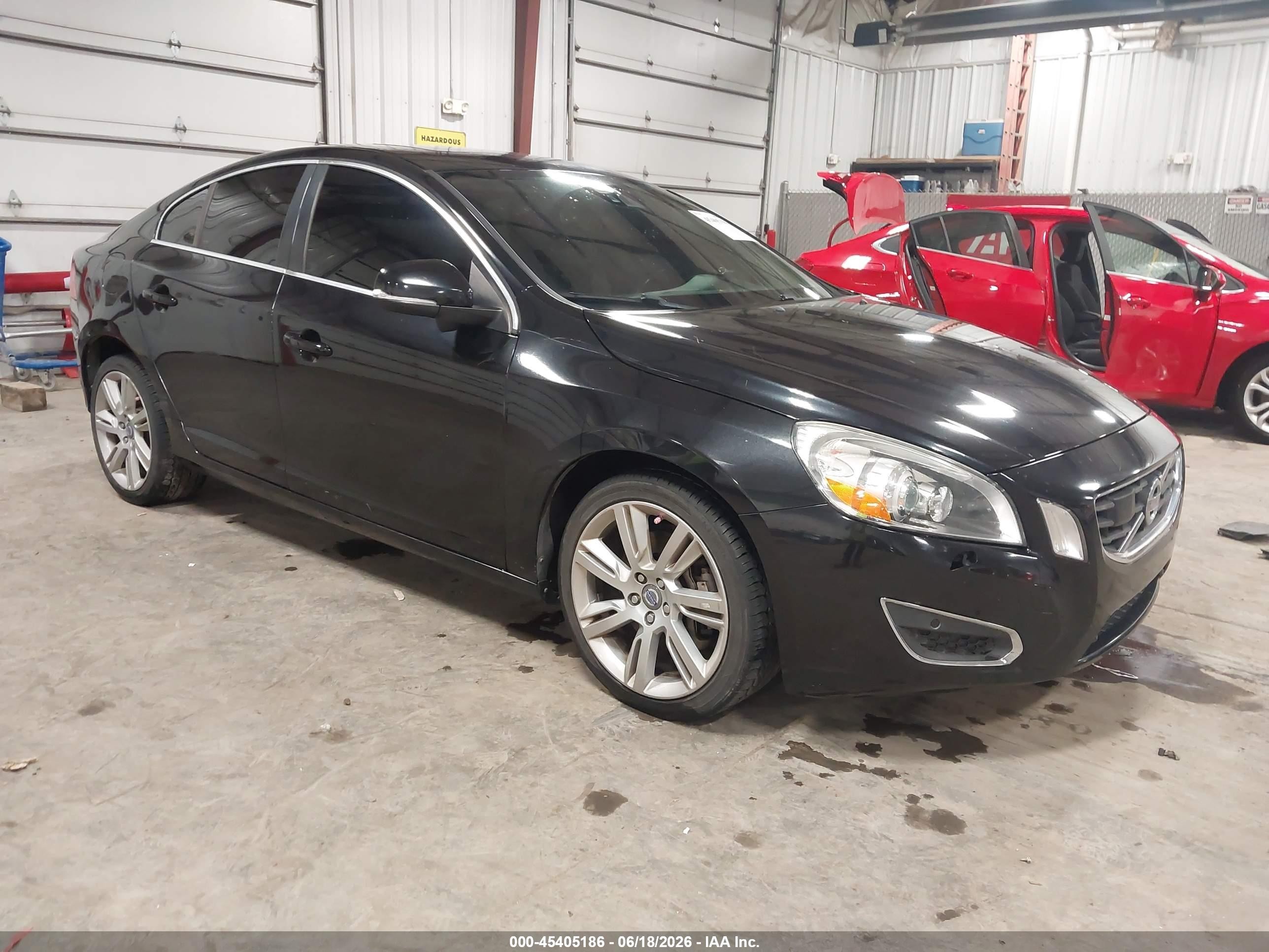 2012 Volvo S60 T6 Black vin: YV1902FH8C2089951