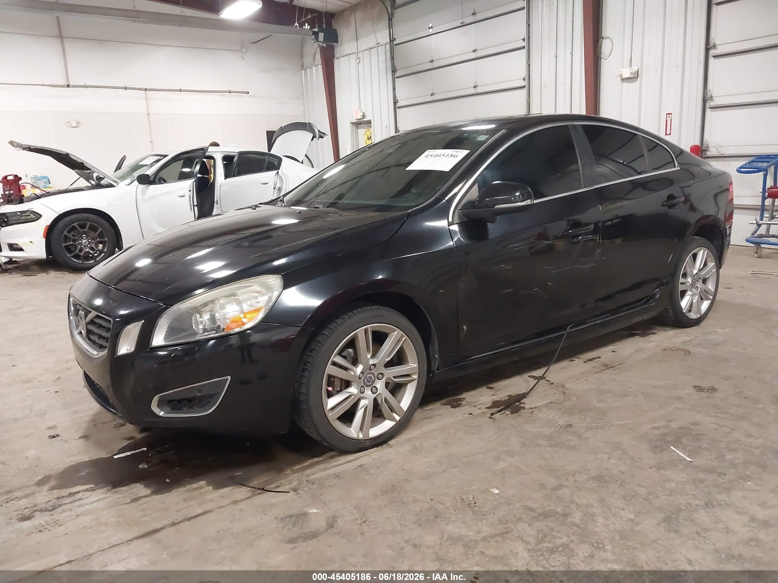 2012 Volvo S60 T6 Black vin: YV1902FH8C2089951