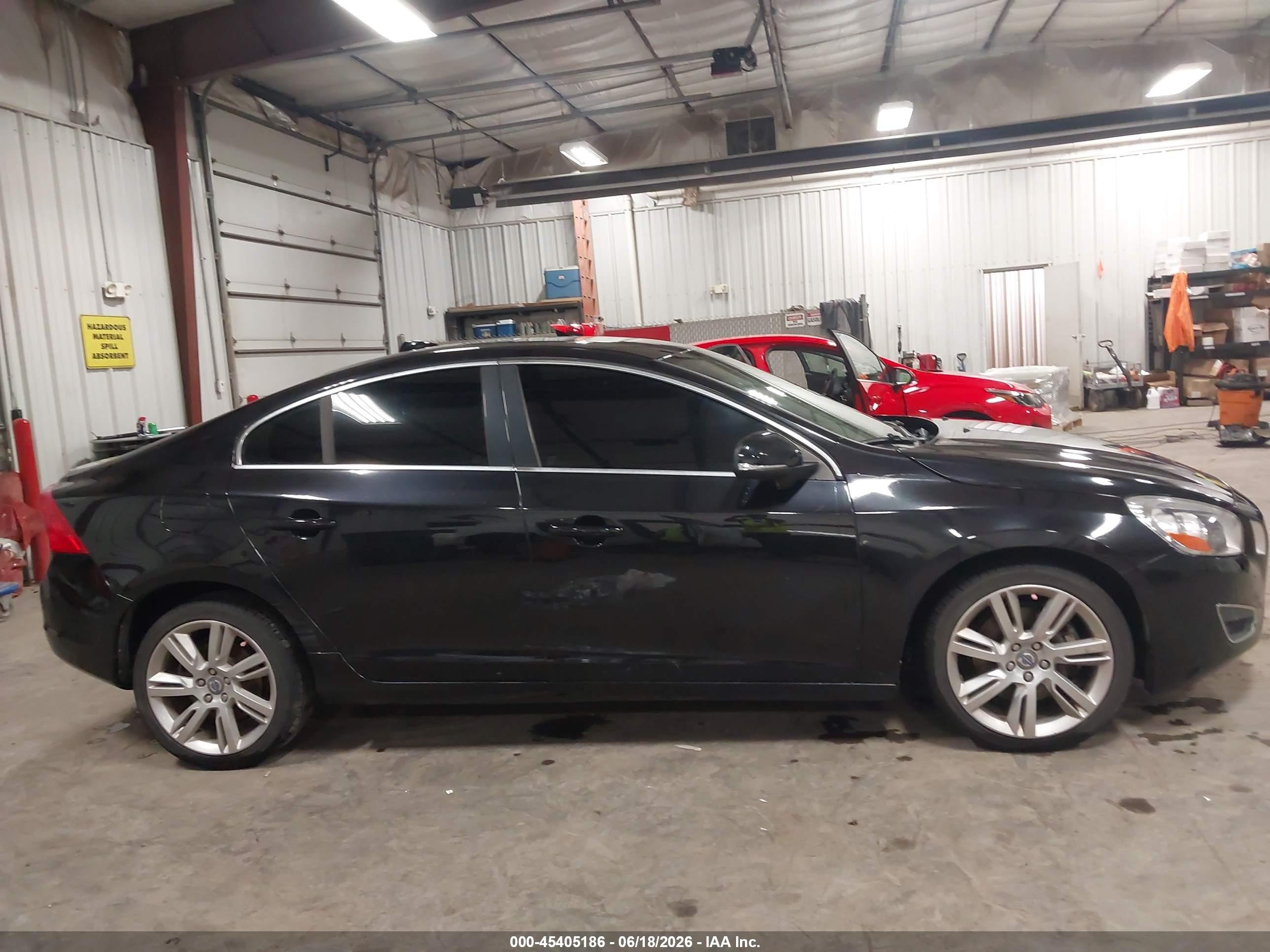 2012 Volvo S60 T6 Black vin: YV1902FH8C2089951