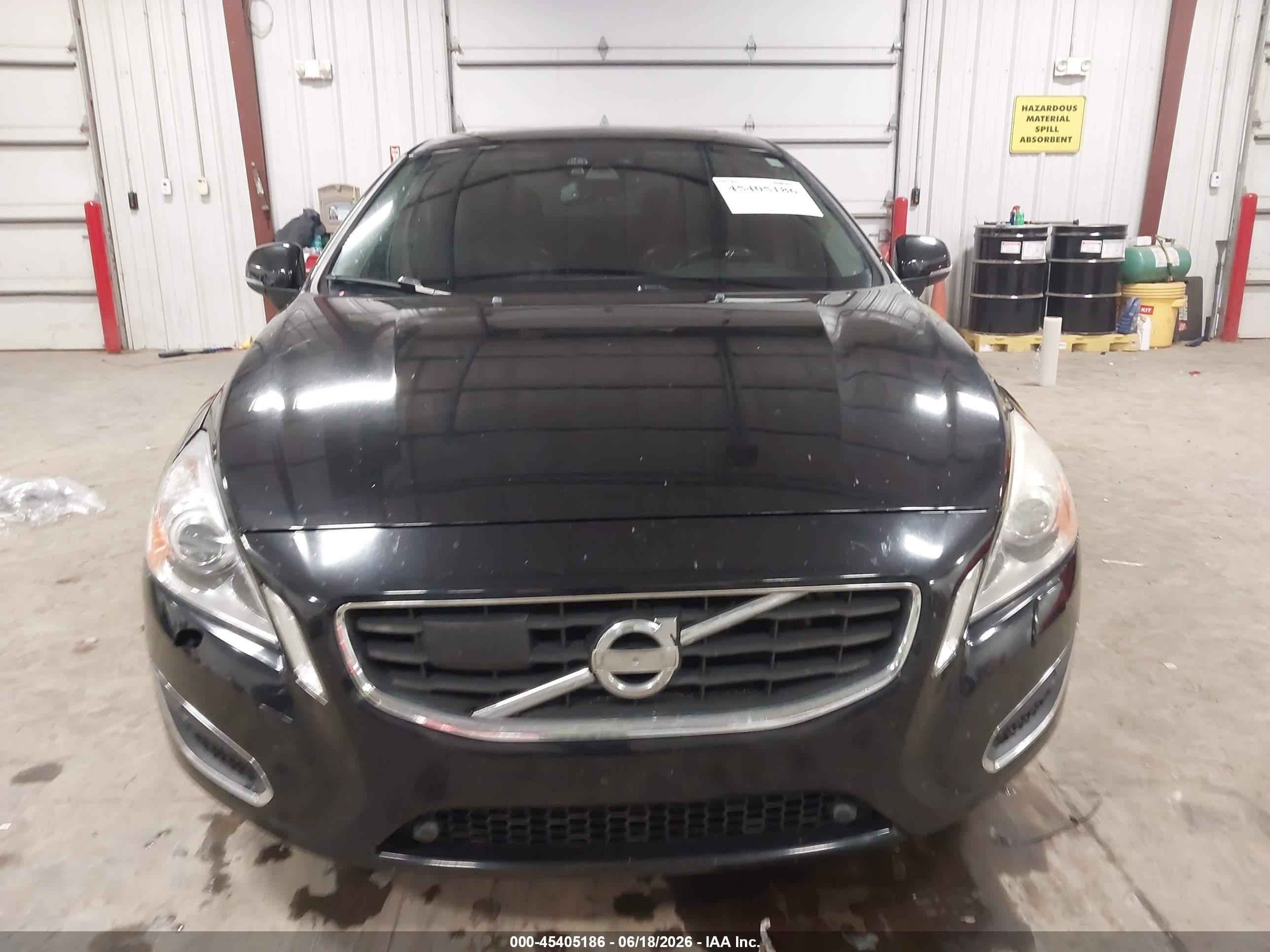 2012 Volvo S60 T6 Black vin: YV1902FH8C2089951