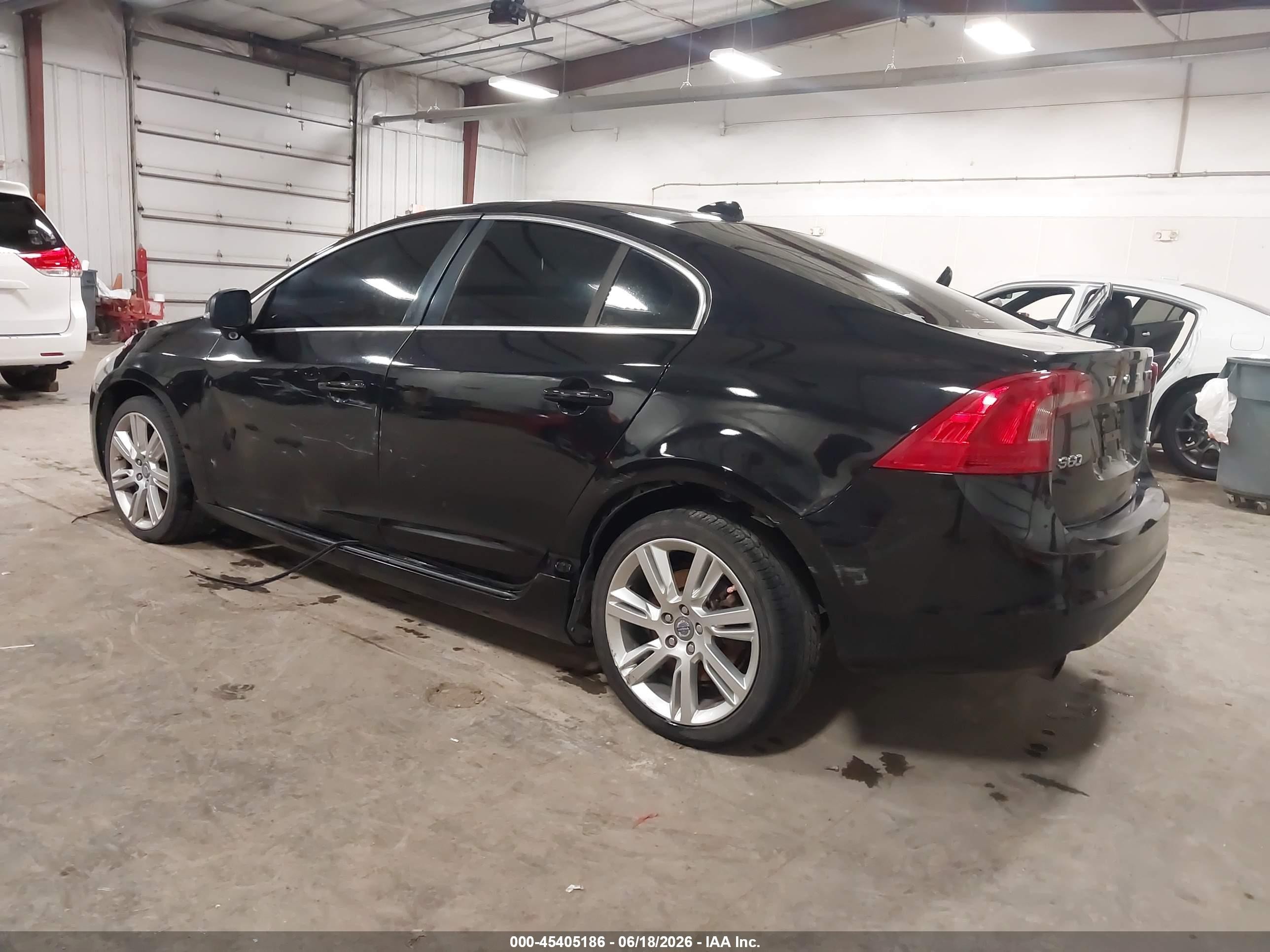 2012 Volvo S60 T6 Black vin: YV1902FH8C2089951