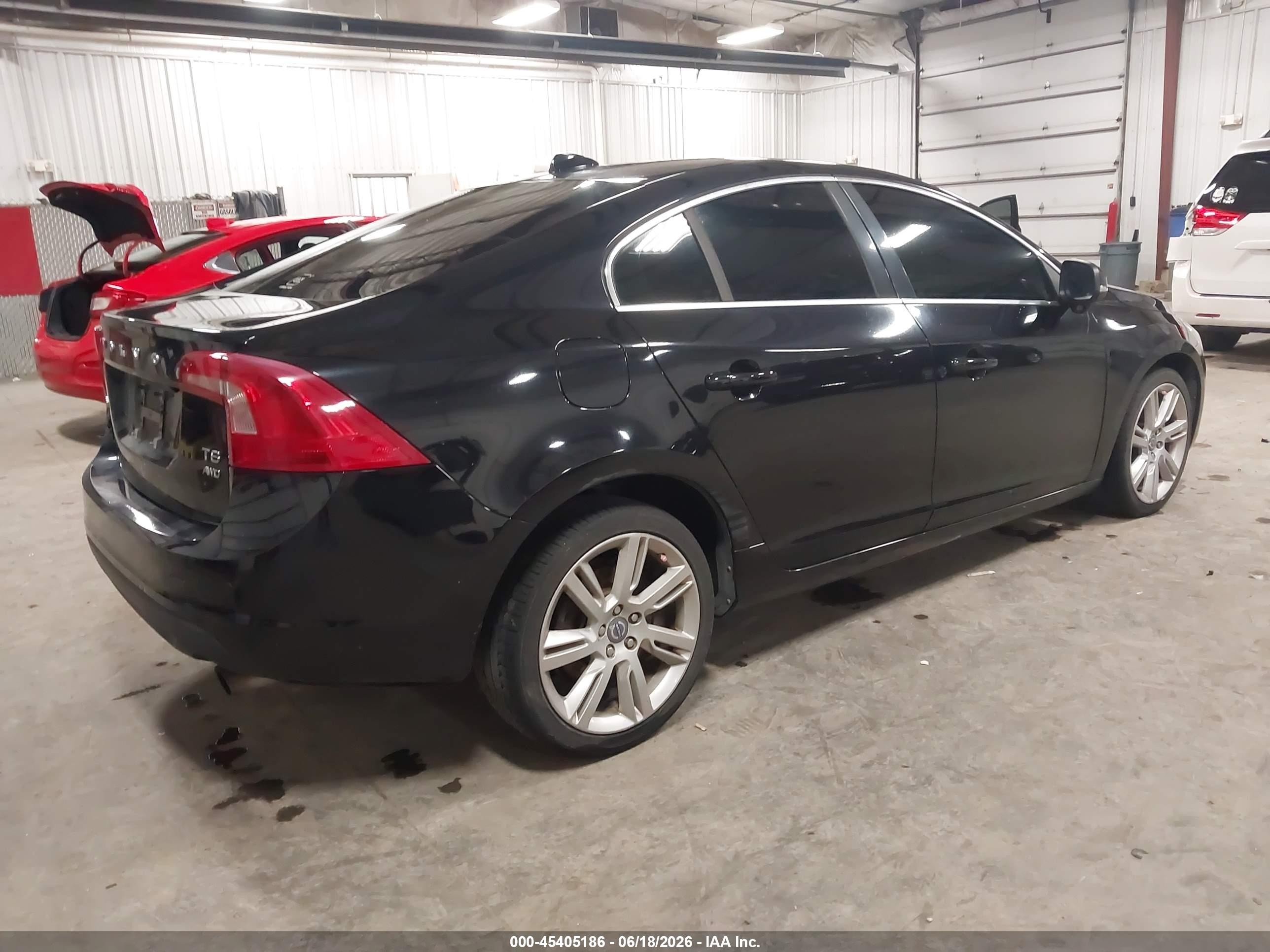 2012 Volvo S60 T6 Black vin: YV1902FH8C2089951