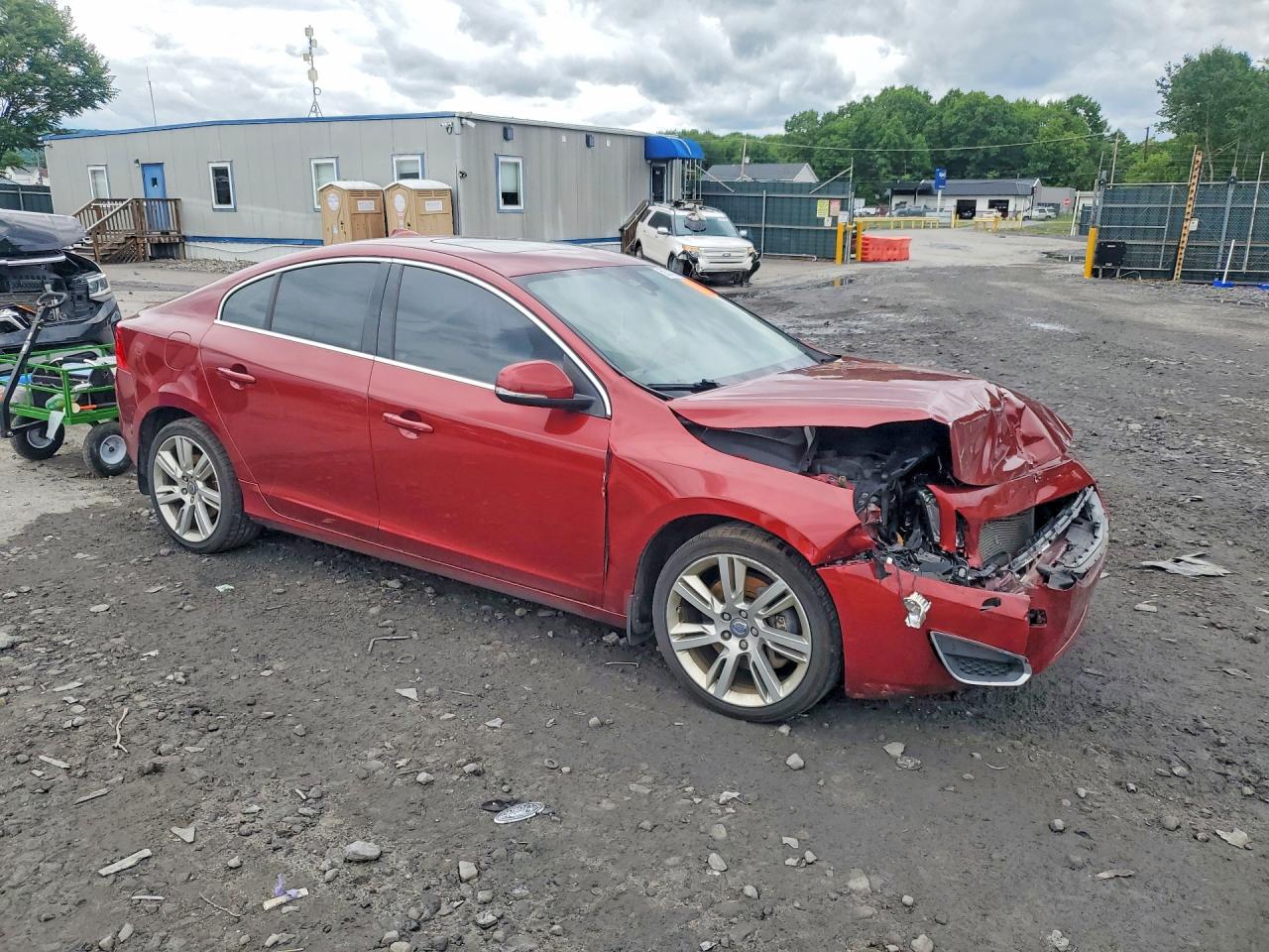 2012 Volvo S60 T6 Burgundy vin: YV1902FH8C2098021
