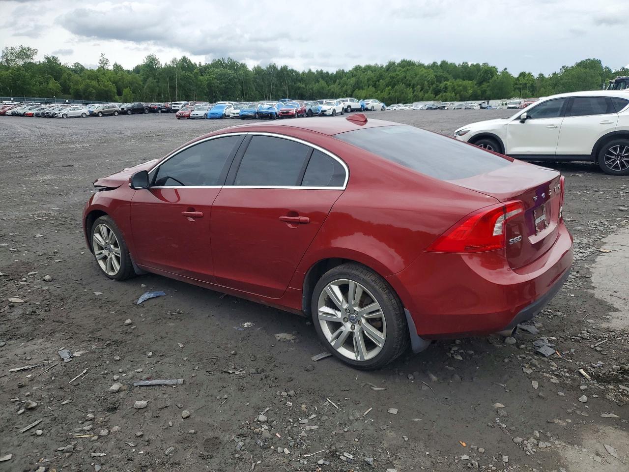 2012 Volvo S60 T6 Burgundy vin: YV1902FH8C2098021