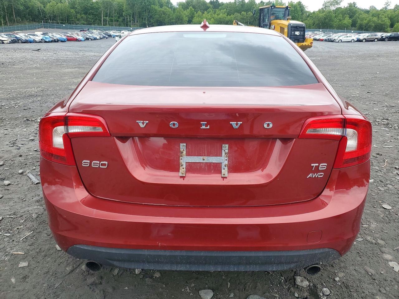 2012 Volvo S60 T6 Burgundy vin: YV1902FH8C2098021