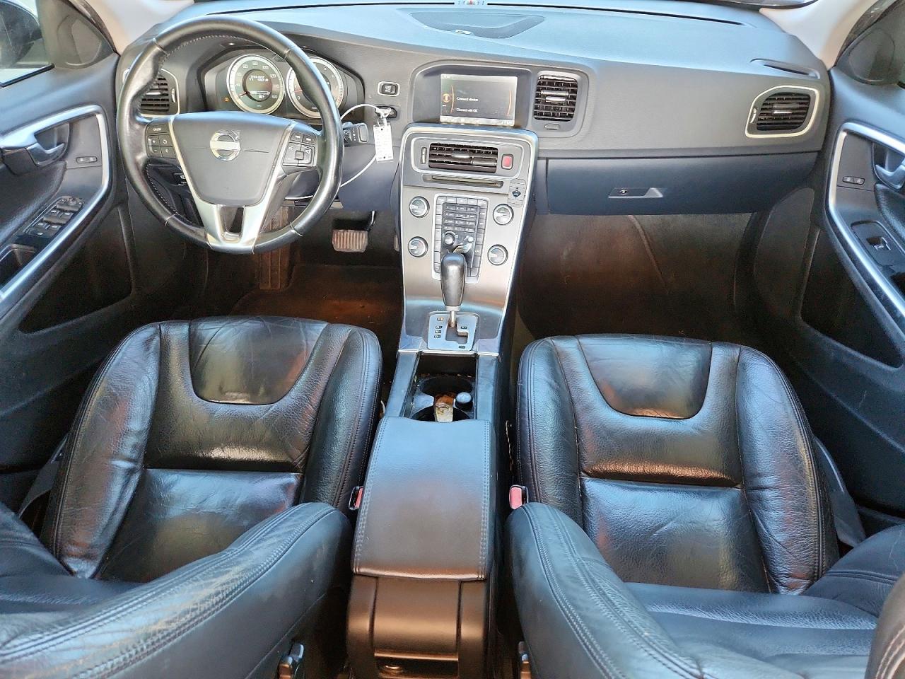 2012 Volvo S60 T6 Black vin: YV1902FH8C2119238