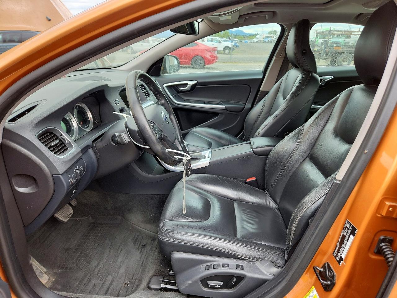 2013 Volvo S60 T6 Orange vin: YV1902FH8D2170577
