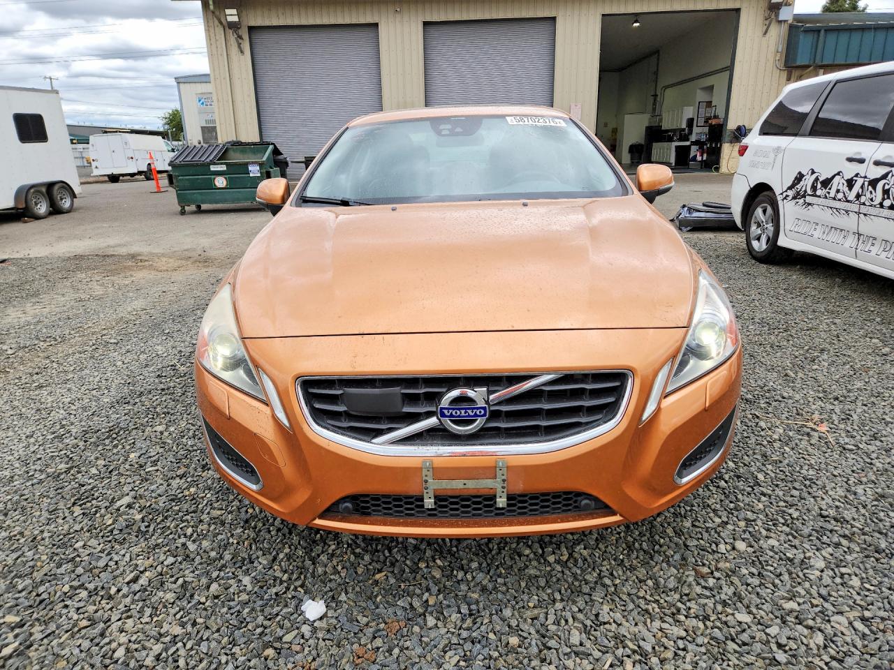2013 Volvo S60 T6 Orange vin: YV1902FH8D2170577