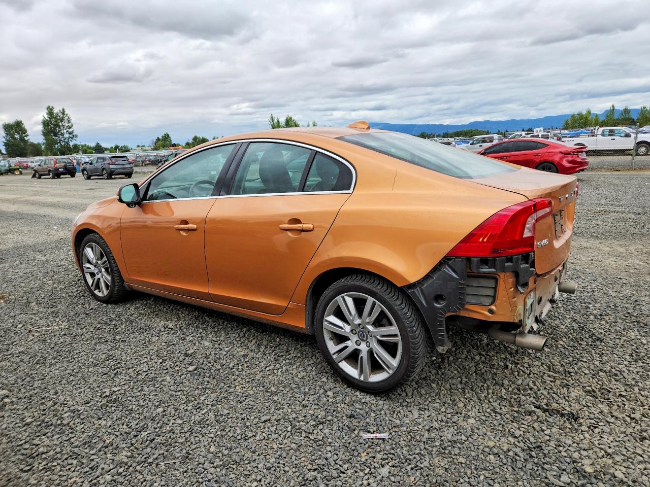 2013 Volvo S60 T6 Orange vin: YV1902FH8D2170577